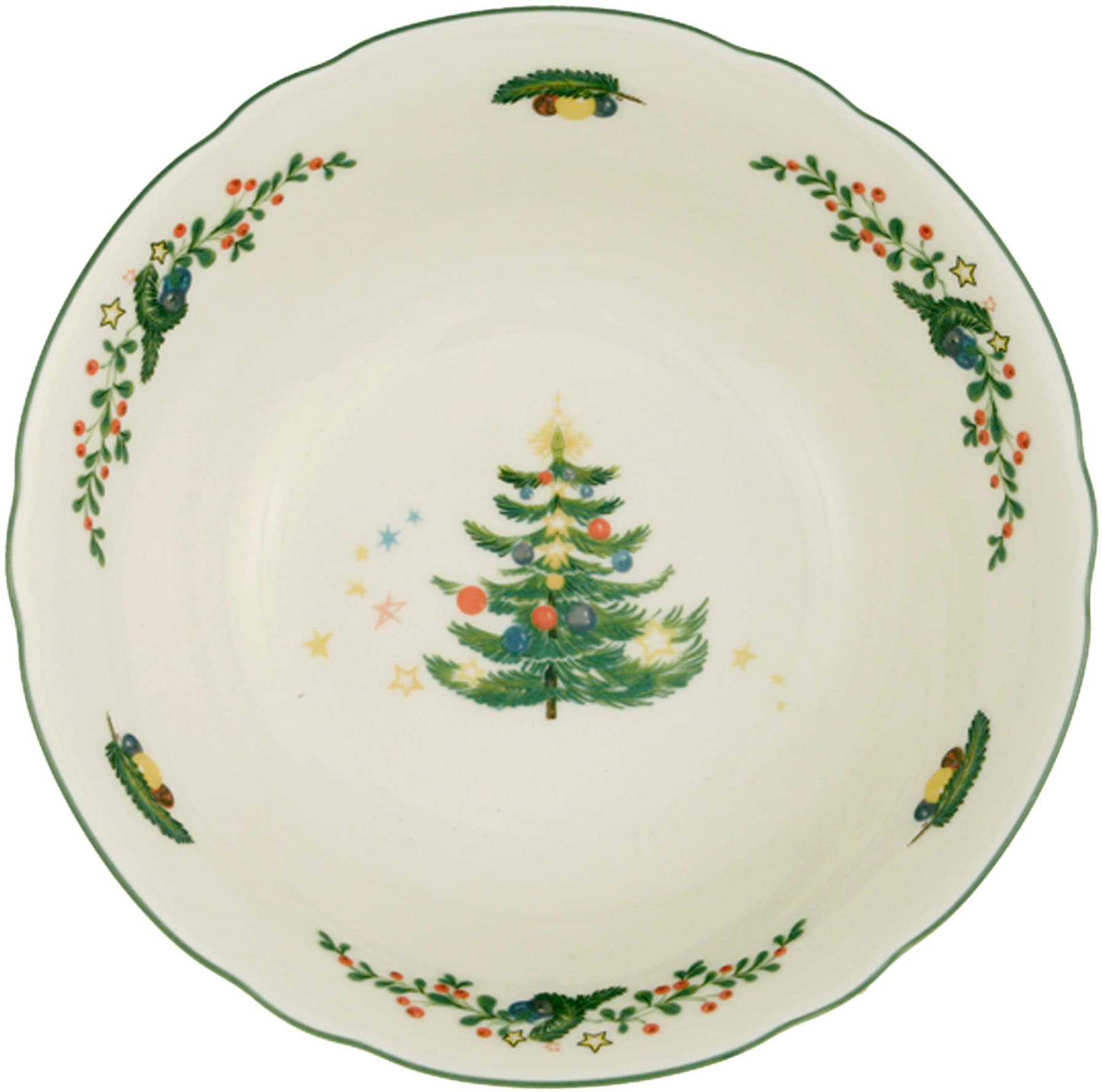 Seltmann Weiden Dessertschale »Marieluise Weihnachten, rund 15 cm« 1 tlg. aus Porzellan Schale mit weihnachtlichem Dekor