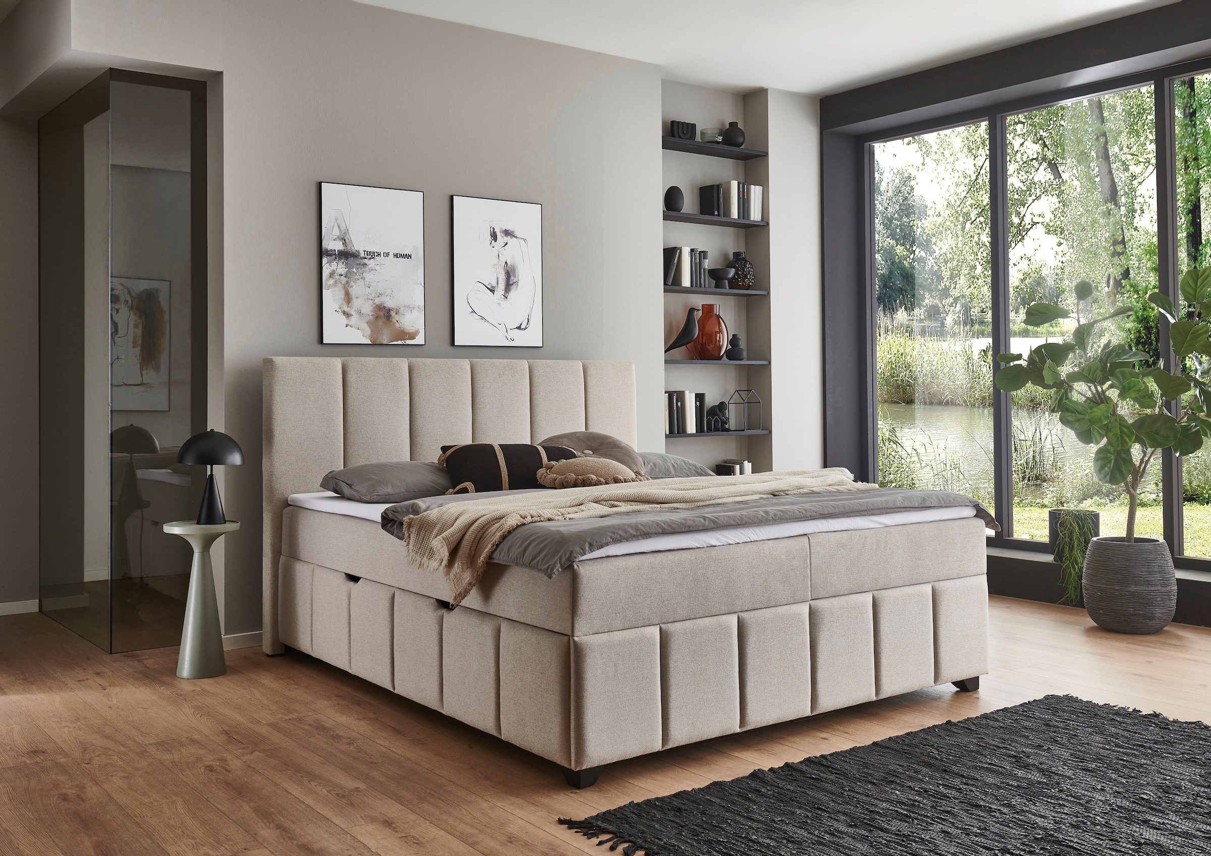 INOSIGN Boxbett "Bellah inkl. Bettkasten, erhältlich in der Breite 180x200c günstig online kaufen