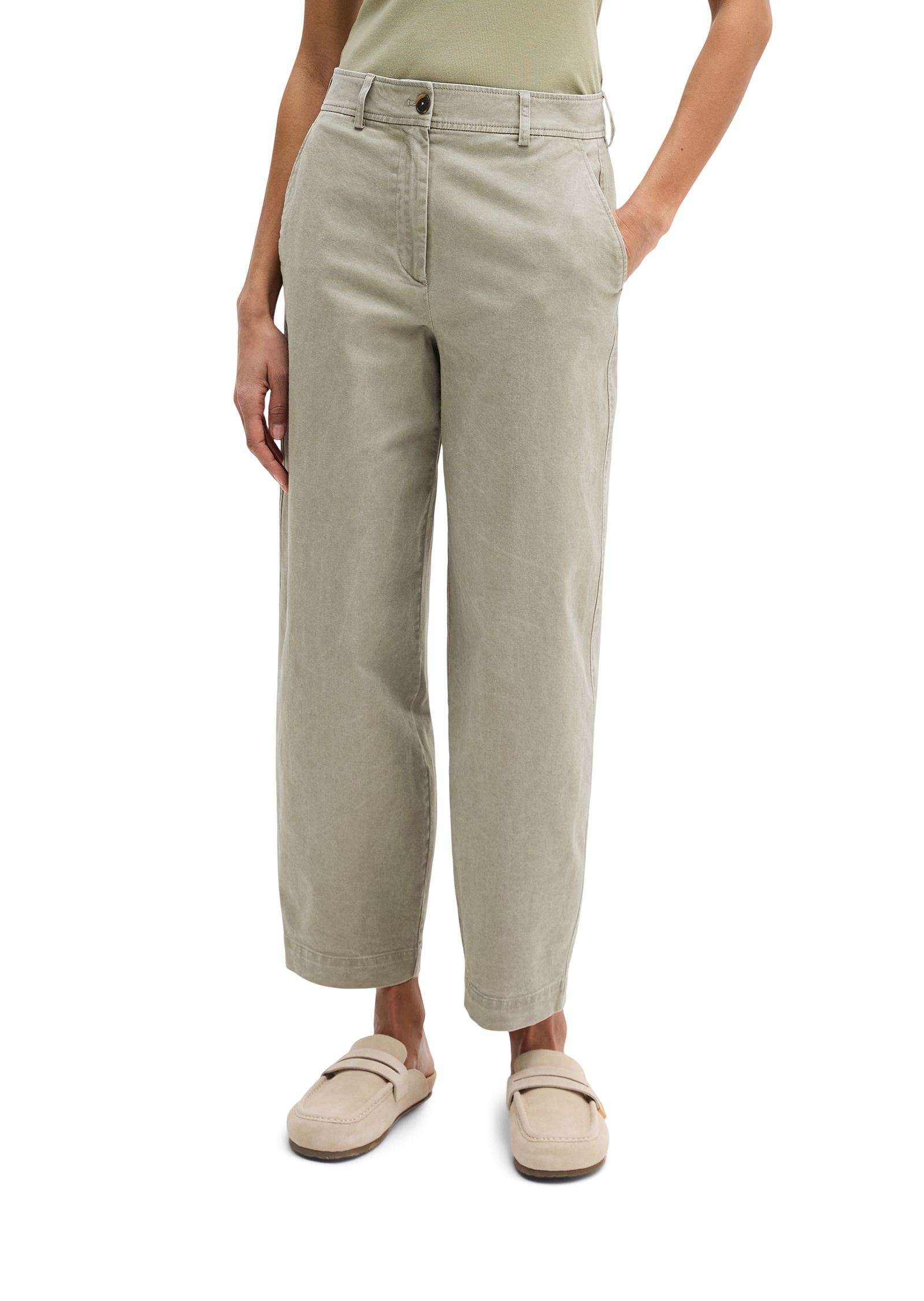 Marc OPolo 7/8-Hose "MINU Barrel" Model Minu barrel aus Organic Cotton-Twil günstig online kaufen
