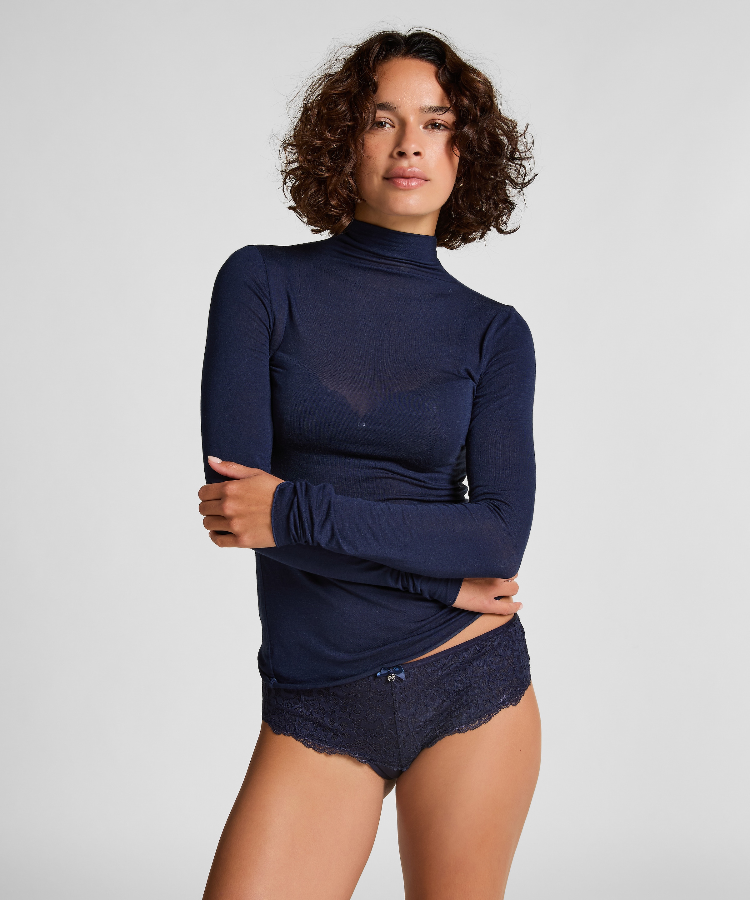 Hunkemöller Pyjama »super soft Turtleneck shirt with Cashmere«