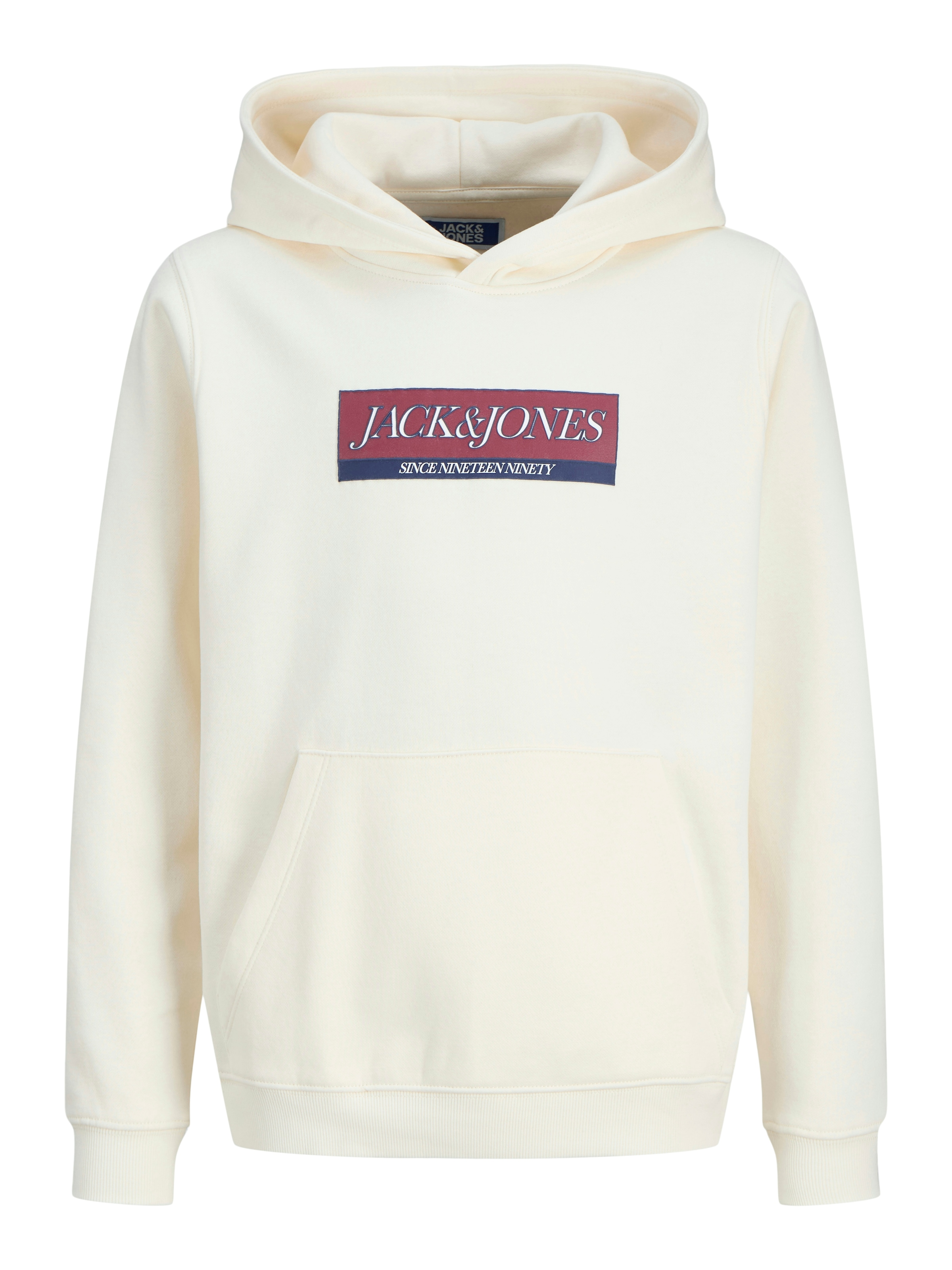 Jack & Jones Junior Kapuzensweatshirt »JORINWOOD BLOCK BRANDING SWEAT NOOS JNR«