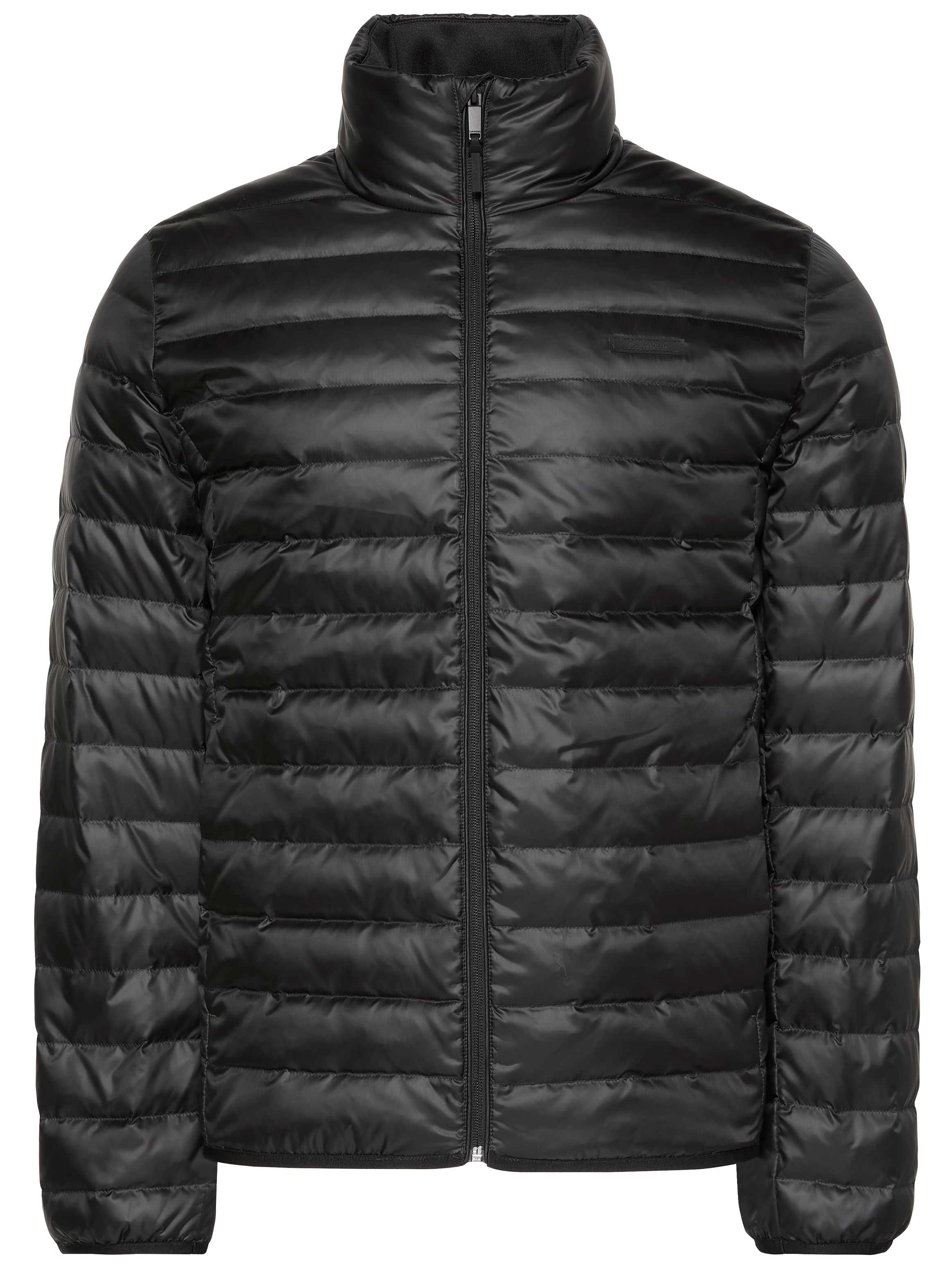 Calvin Klein Steppjacke »LS LT WT NYLN CHNNLD«, ohne Kapuze, Mit Rundhalsausschnitt