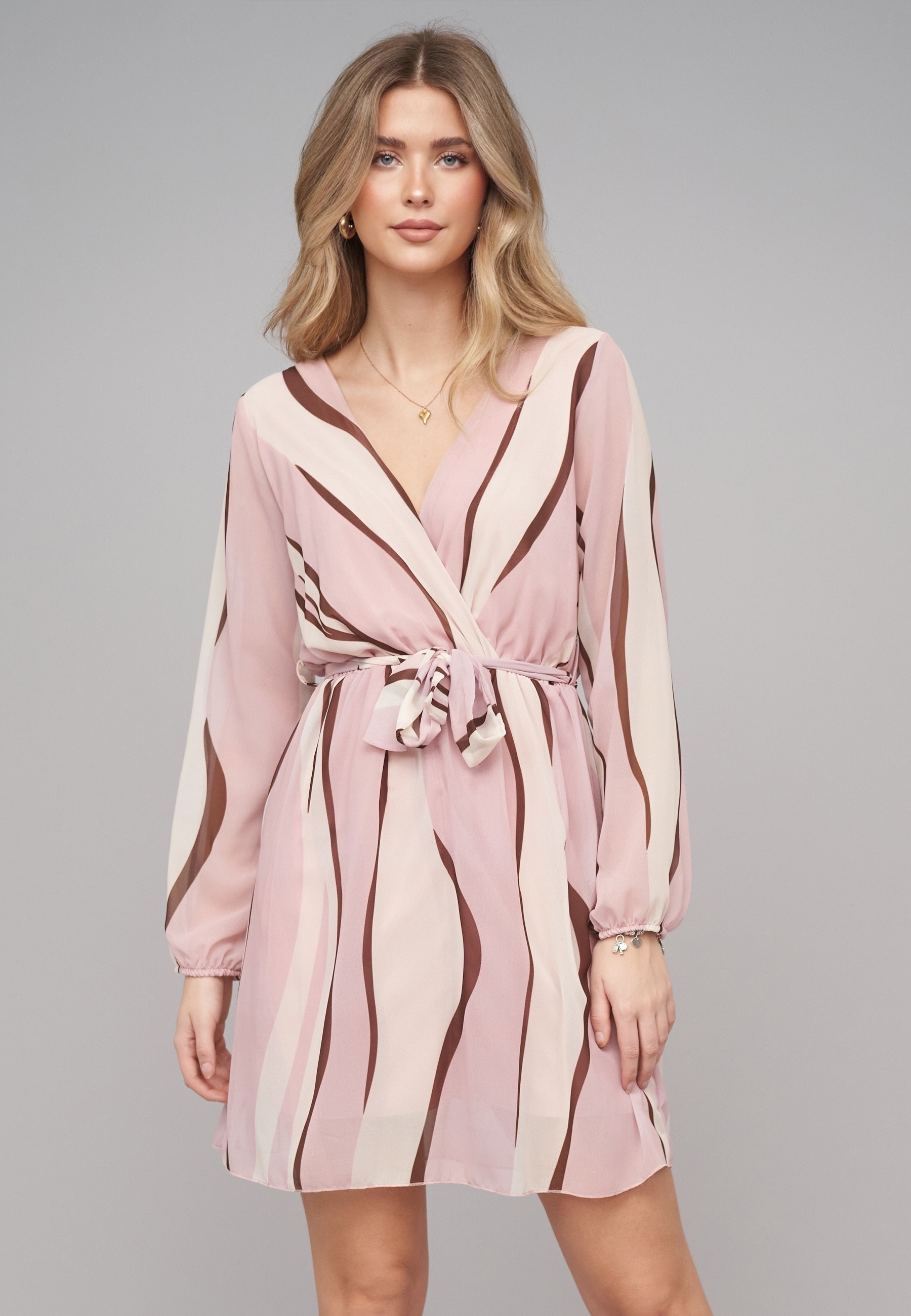 CLOUD 5IVE A-Linien-Kleid »CLOUD 5IVE Long-sleeve Dress Waves« 1 tlg.