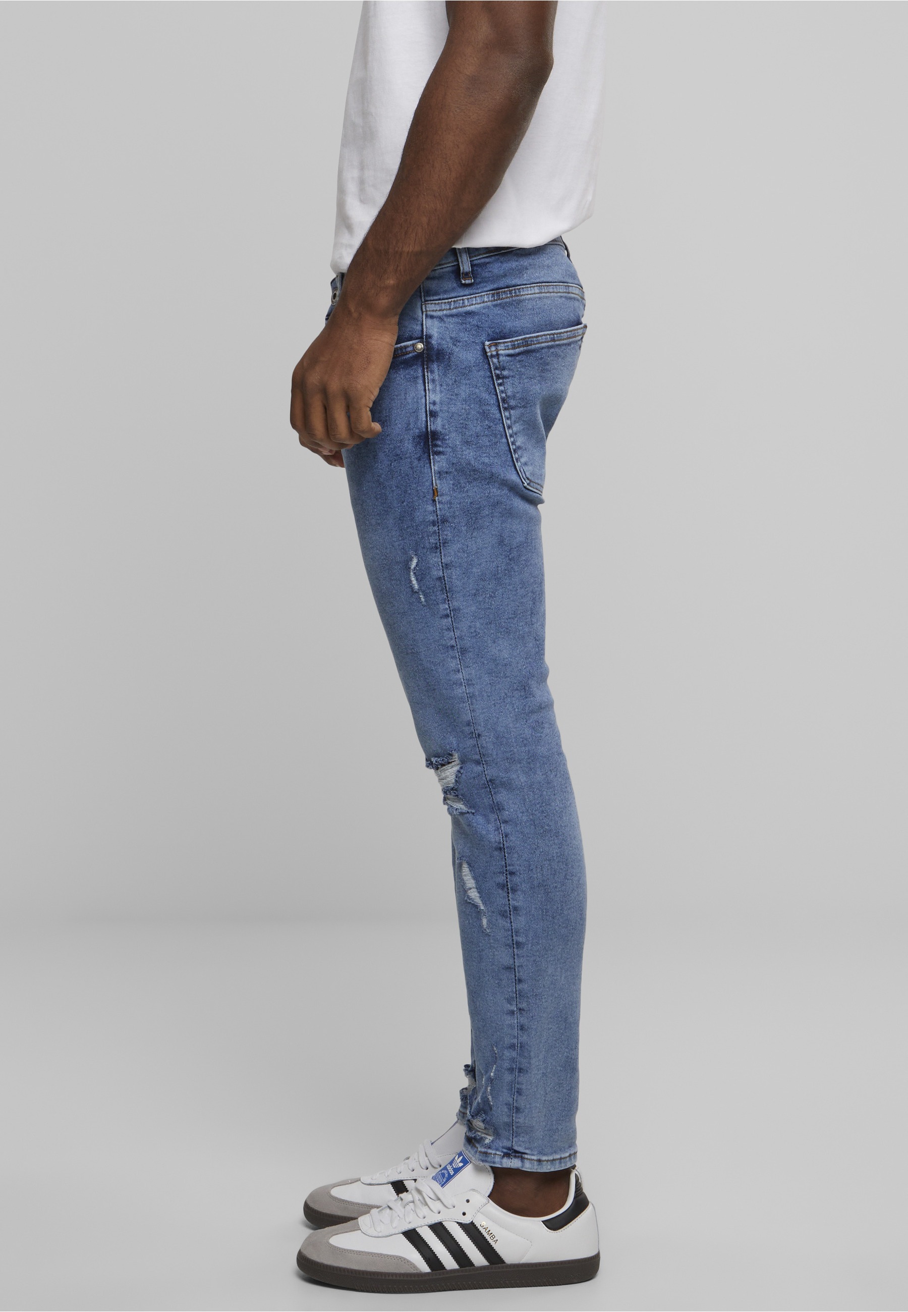 2Y Premium Bequeme Jeans »2Y Premium Herren 2Y Destroyed Cropped Skinny Denim«