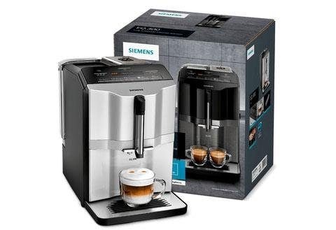 SIEMENS Kaffeevollautomat »EQ.300 TI353501DE«, einfache Zubereitung, 5 Kaffee-Milch-Getränke, LCD-Dialog-Display