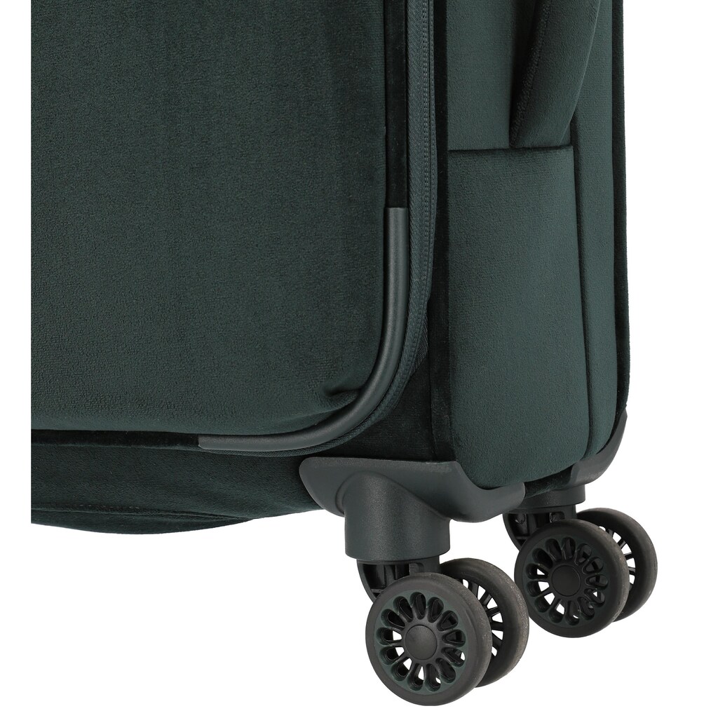 TITAN® Weichgepäck-Trolley »BARBARA & TITAN®, Barbara Velvet, 55 cm«, 4 Rollen