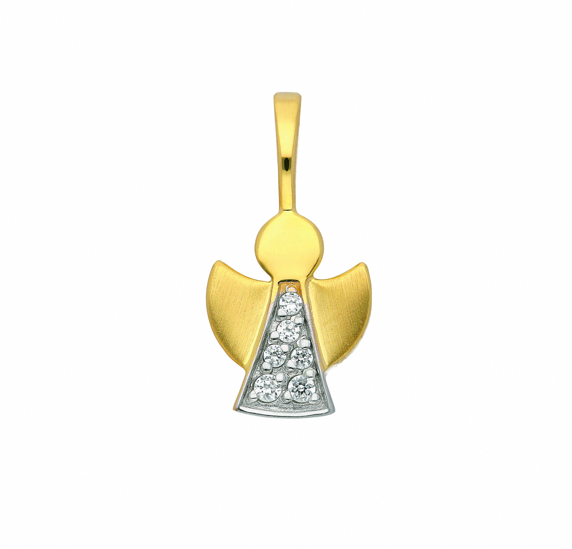 Adelia´s Kettenanhänger »Damen Goldschmuck 585 Gold Anhänger Engel mit  Zirkonia«, Goldschmuck für Damen online kaufen | BAUR