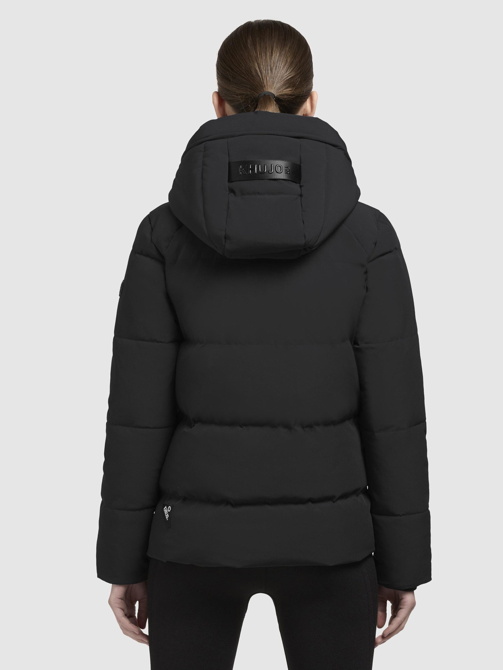 khujo Steppjacke »Fanc2-YM«, mit Kapuze, Kurze gesteppte Damen Winterjacke