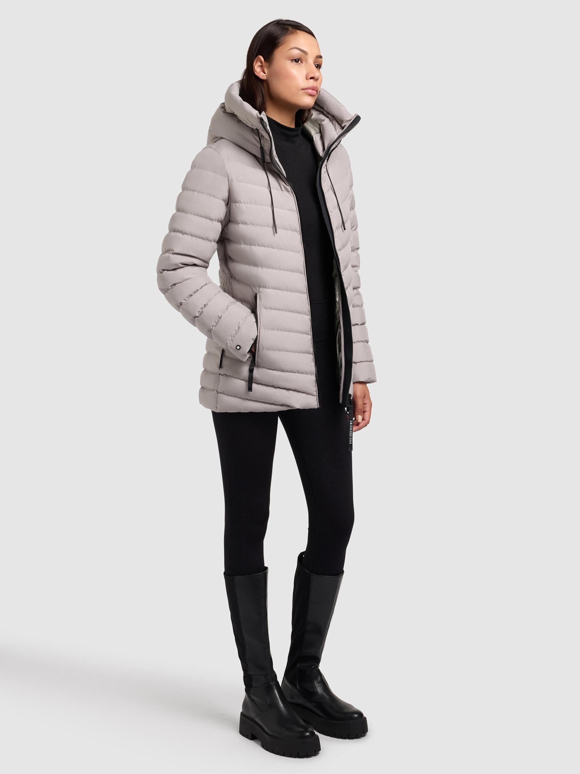 khujo Steppjacke »Pace-YM«, mit Kapuze, Warme gesteppte Winterjacke mit Kapuze