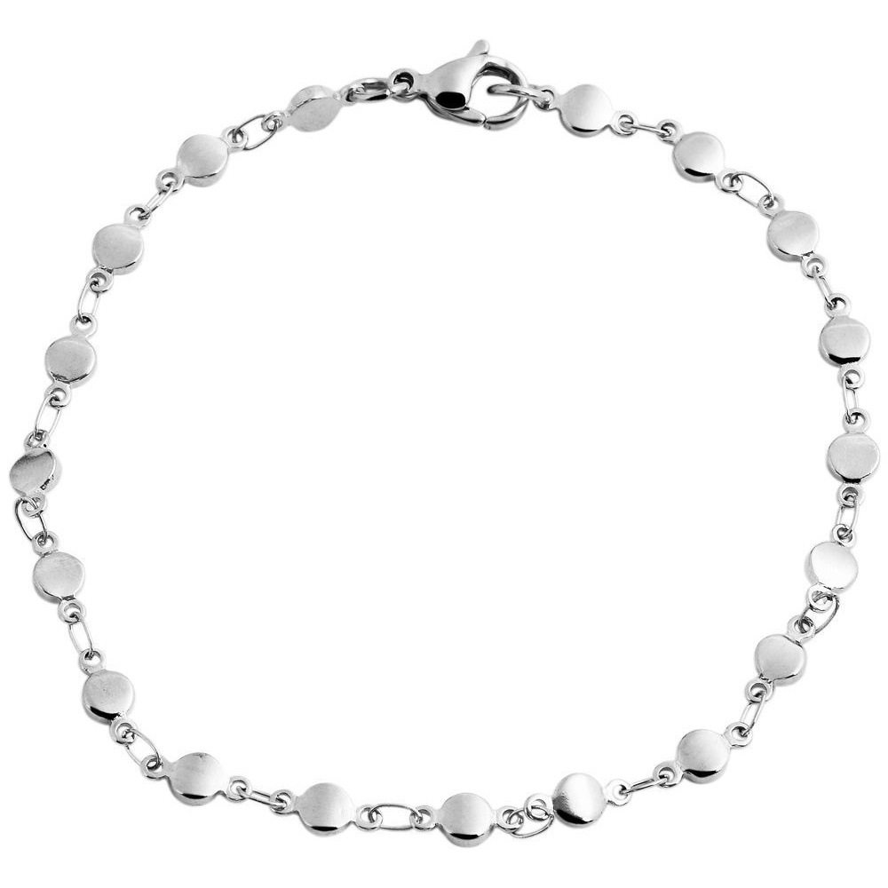 Adelia´s Kette ohne Anhänger »Damen Halskette aus Edelstahl 50 cm« Ideal zum Verschenken – schlicht und stilvoll