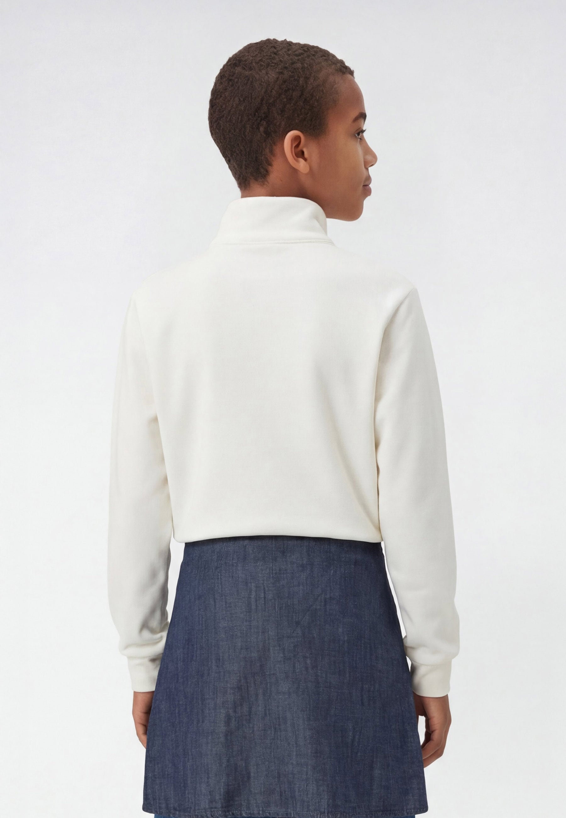 Champion Sweatshirt »ICONS Terry Half zip sweatshirt with small C logo«, für Kinder, sportlicher Stil, mit Reißverschluss
