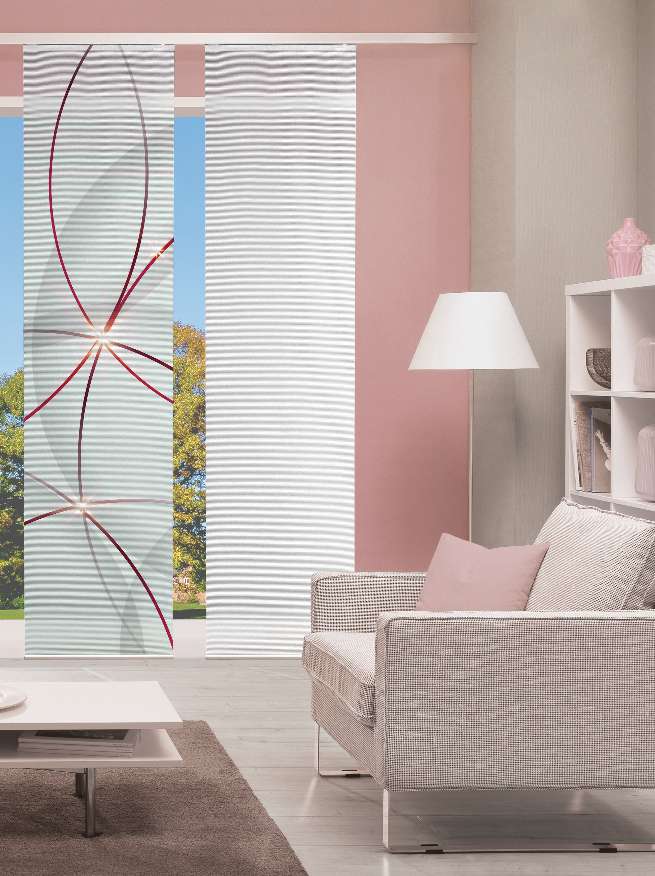 Vision S Schiebegardine "SCHIEBEVORHANG DIGITALDRUCK BAMBUS-OPTIK BLINKI" P günstig online kaufen