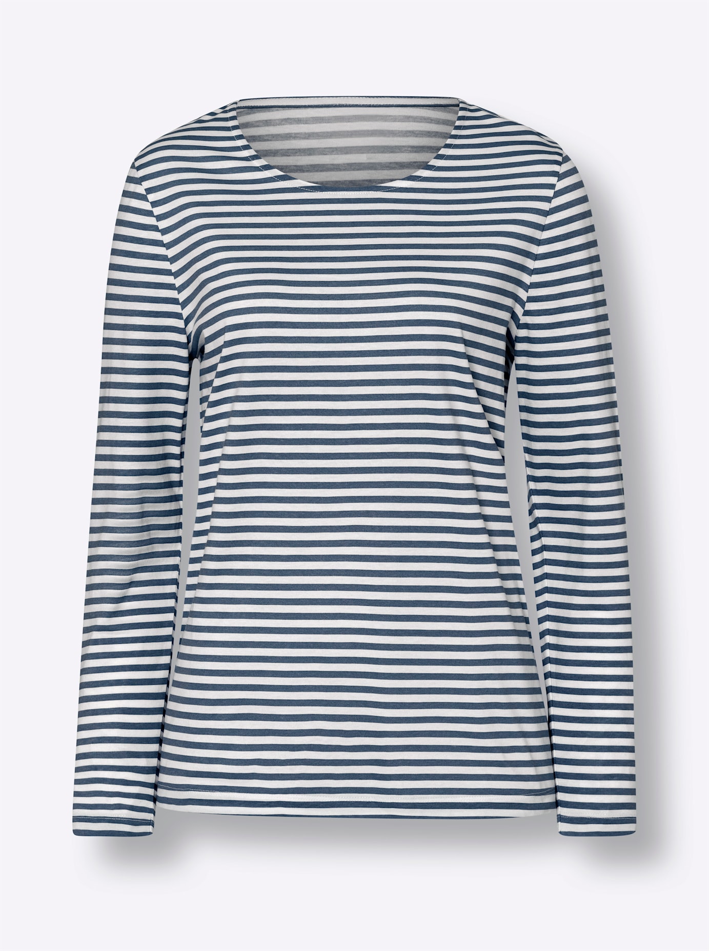 Thumbnail - Classic Basics Langarmshirt "Ringelshirt" 1 Stk.