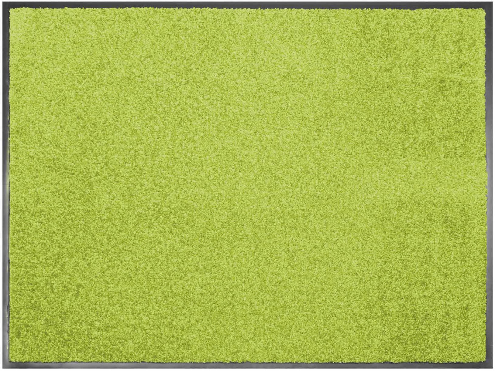 Fußmatte, B:60cm H:8,5mm L:180cm, grün, PRIMAFLOR-IDEEN IN TEXTIL, Polyamid, Flur, Teppiche, "CLEAN, Made in Belgium", Schmutzfangmatte, große