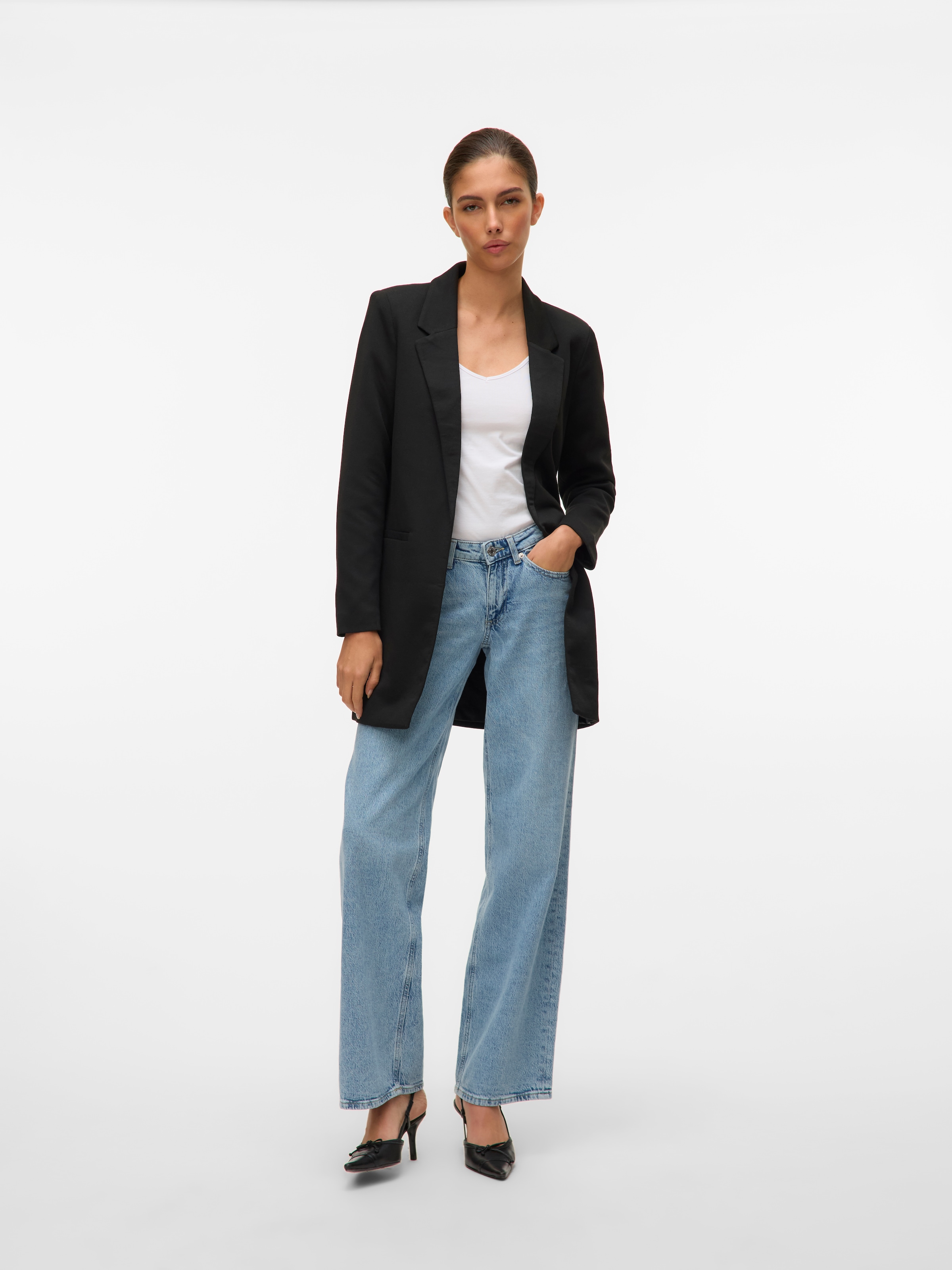 Vero Moda Jerseyblazer »VMVERINA LS LONG BLAZER«