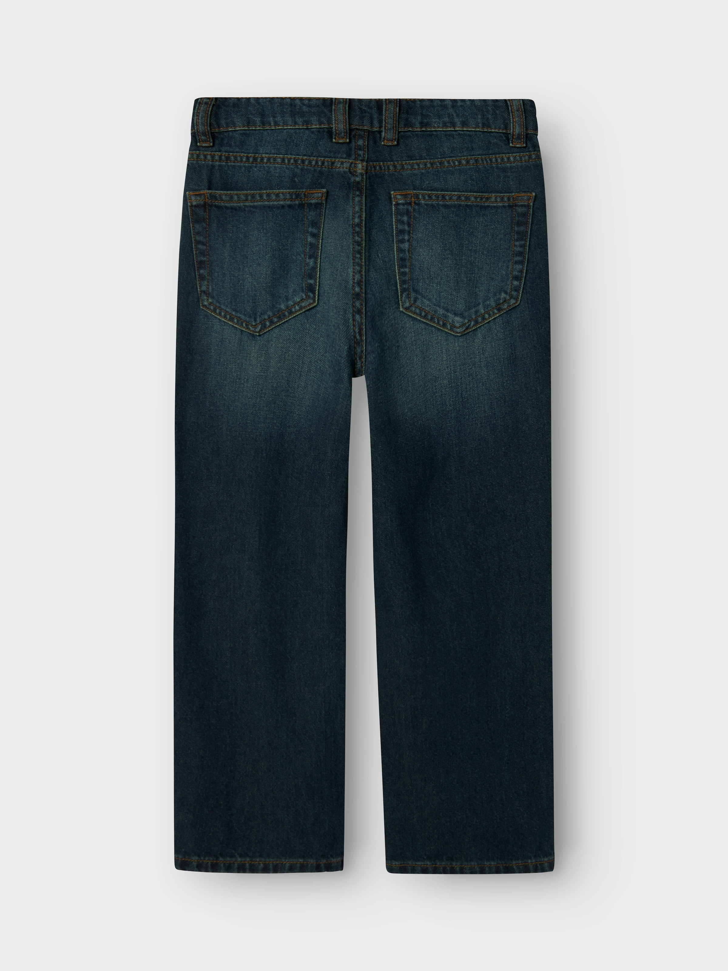 Name It Straight-Jeans »NKFROSE für Mädchen mit High Waist und weitem Bein«, unifarben, casual, loose fit, Baumwollmischung, Denim