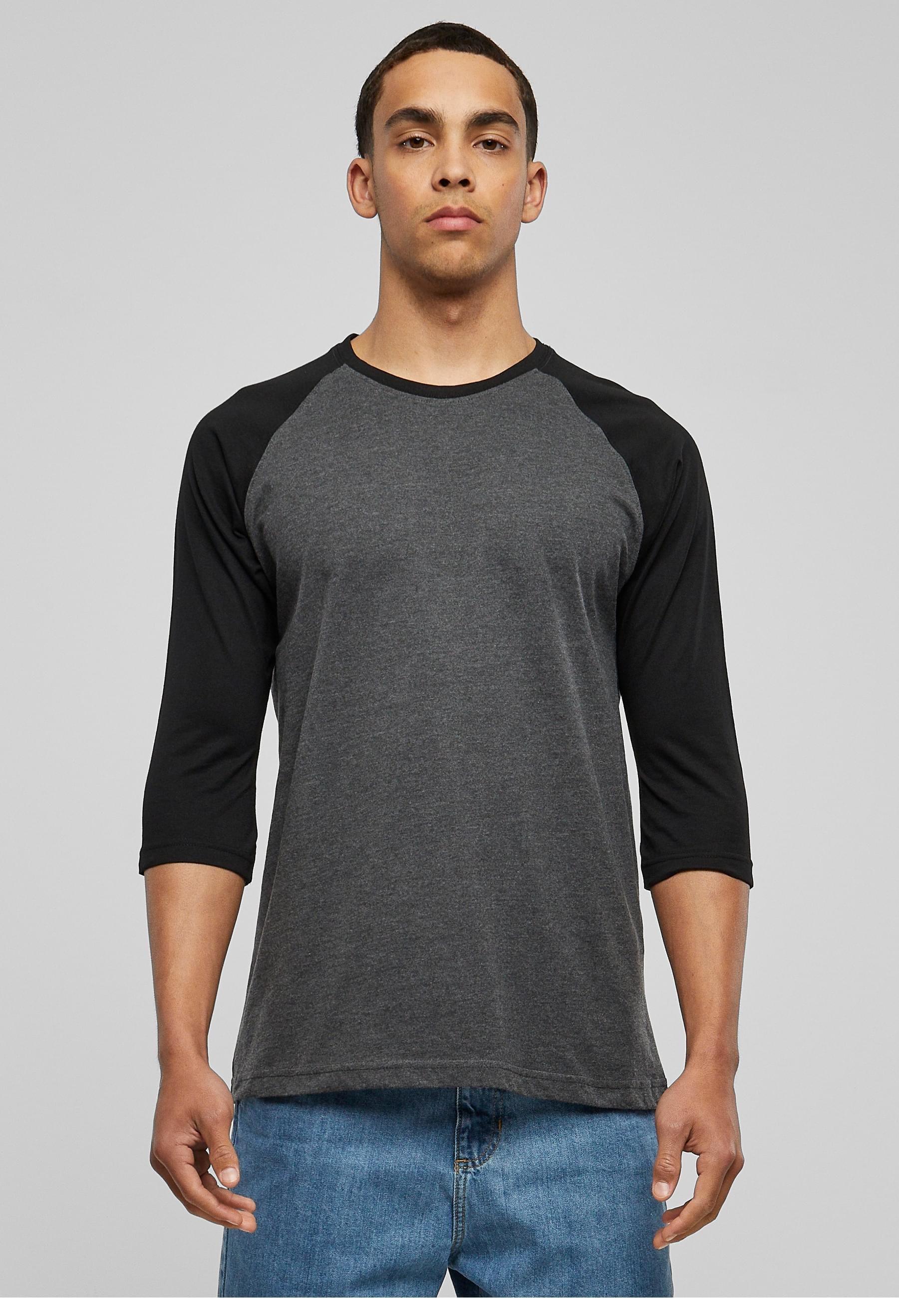 URBAN CLASSICS T-Shirt »Urban Classics Herren Contrast 3/4 Sleeve Raglan Tee«