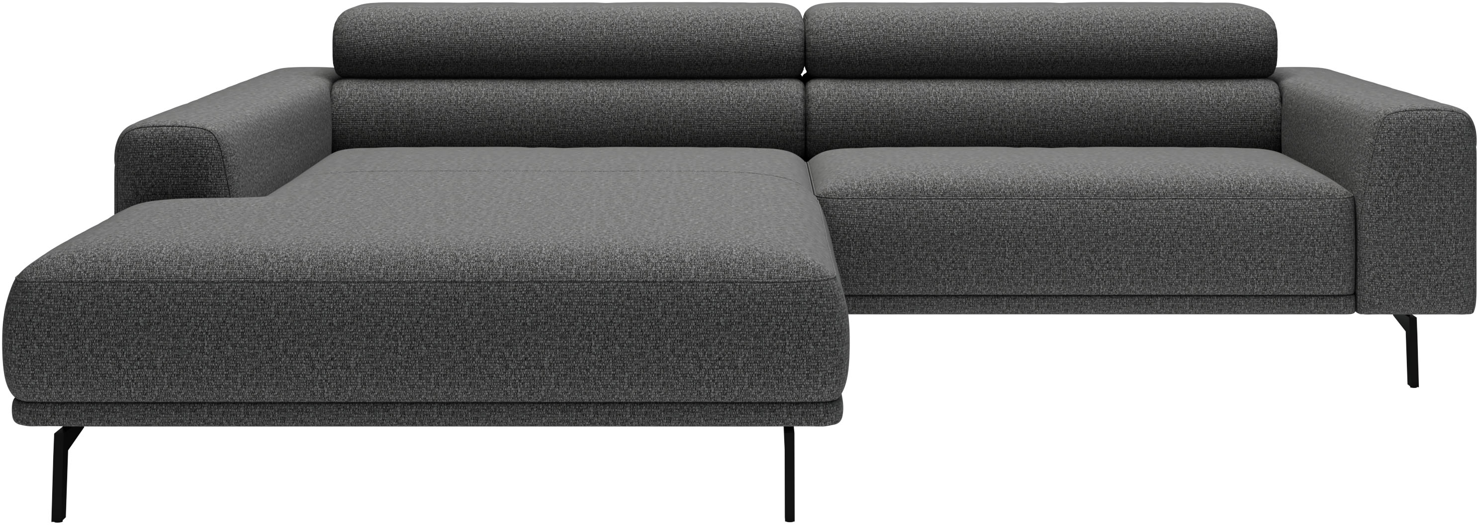 SCHÖNER WOHNEN-Kollektion "Tossa, Modernes Design trifft smarte Funktione, Breite 258 cm" Motorischer Sitzvorzug, Kopfteil-Funktion & Saugroboter-Höhe