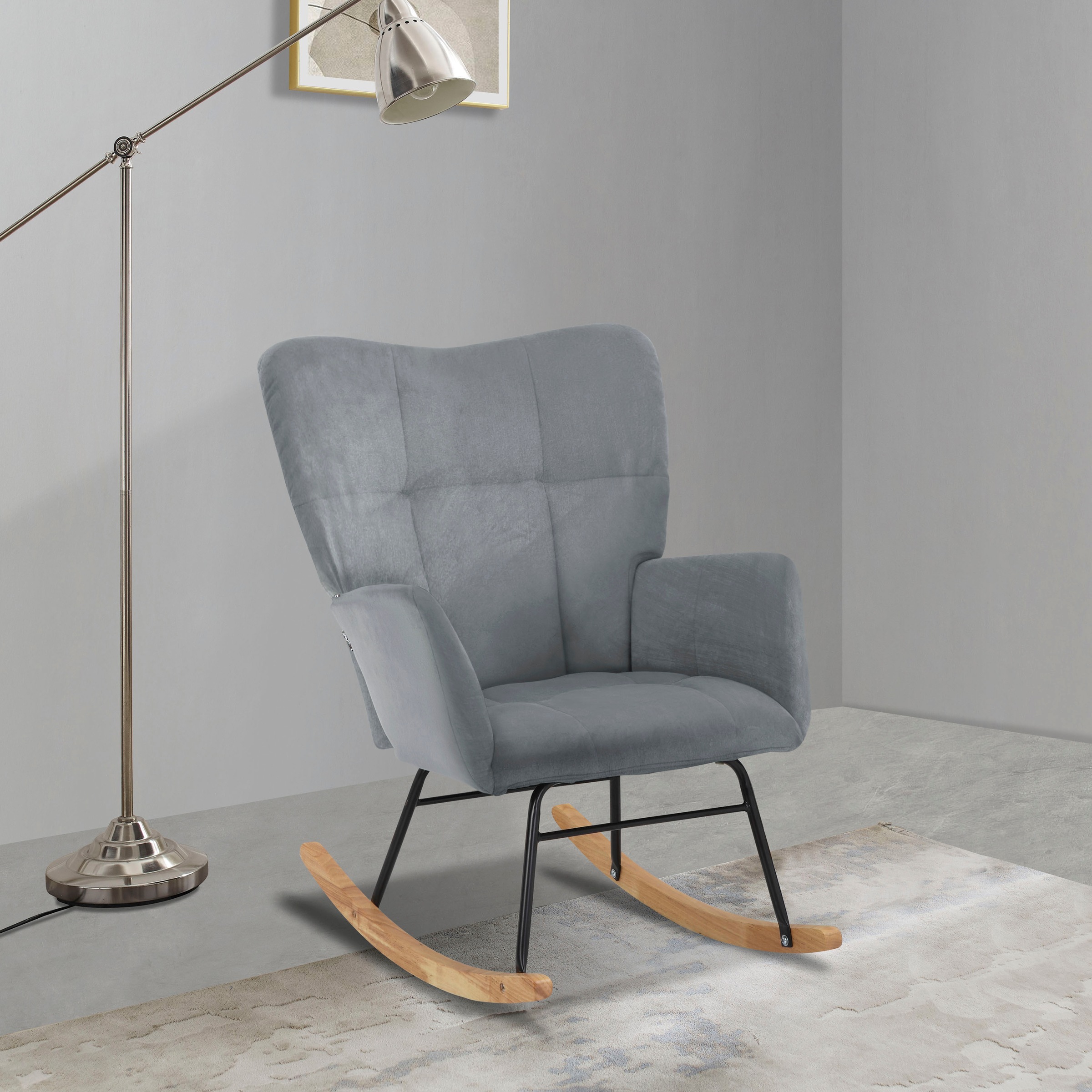 Home affaire Schaukelsessel "Anika, Ohrensessel Wohnzimmer mit Funktion," 1 günstig online kaufen