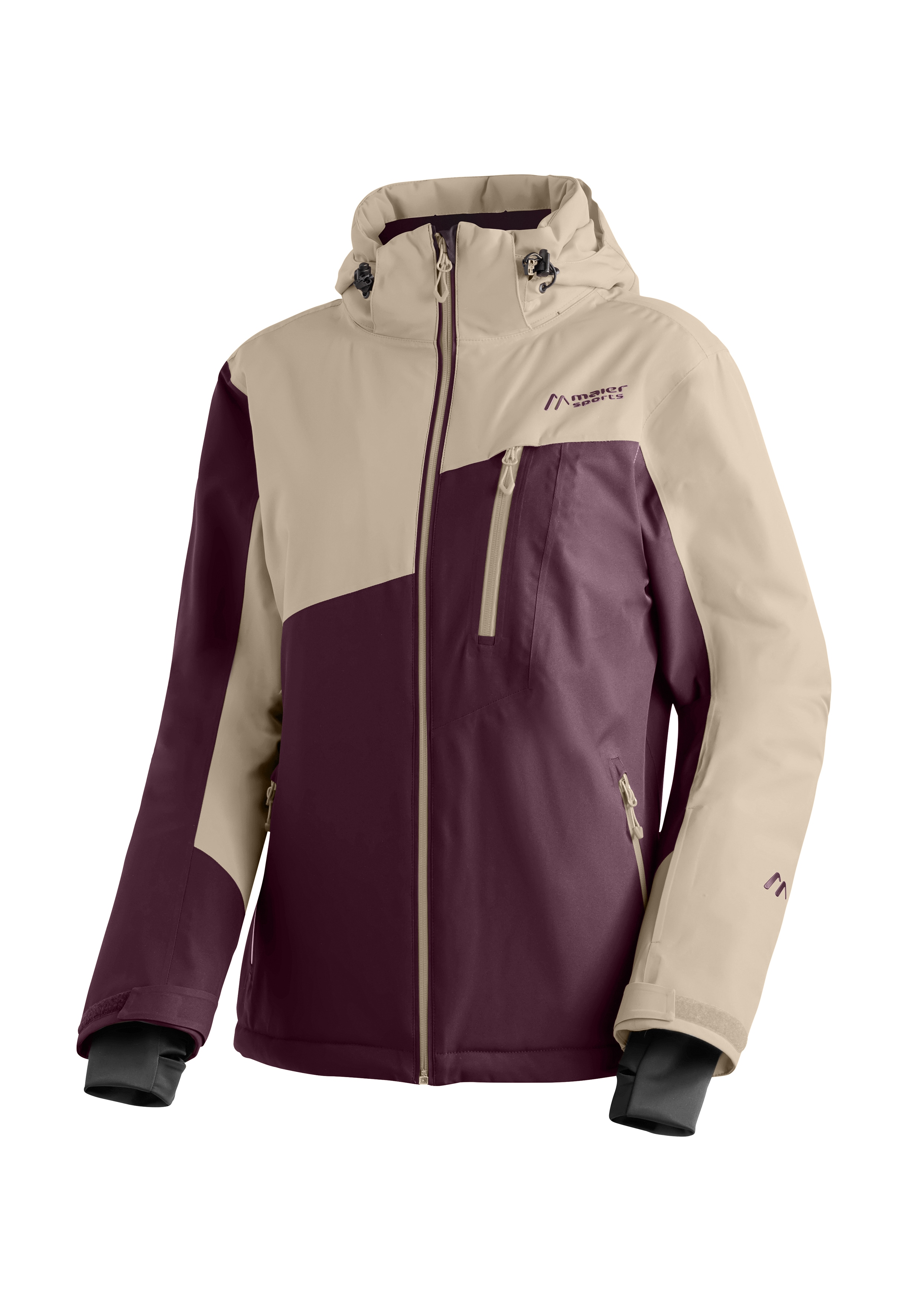 Maier Sports Skijacke "Glacierguard W" Damen Winterjacke wattiert u. wasserdicht