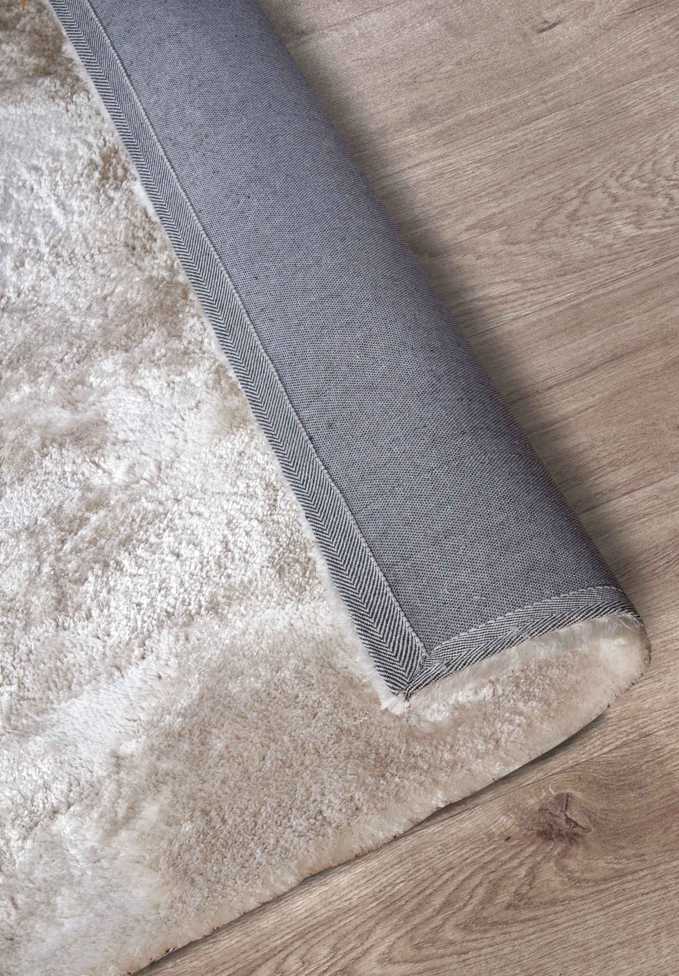 ELLE DECORATION Hochflor-Teppich »Calida«, rechteckig, 28 mm Höhe, Langflor, Shaggy, einfarbig, flauschig, weich, glänzend, modern, uni