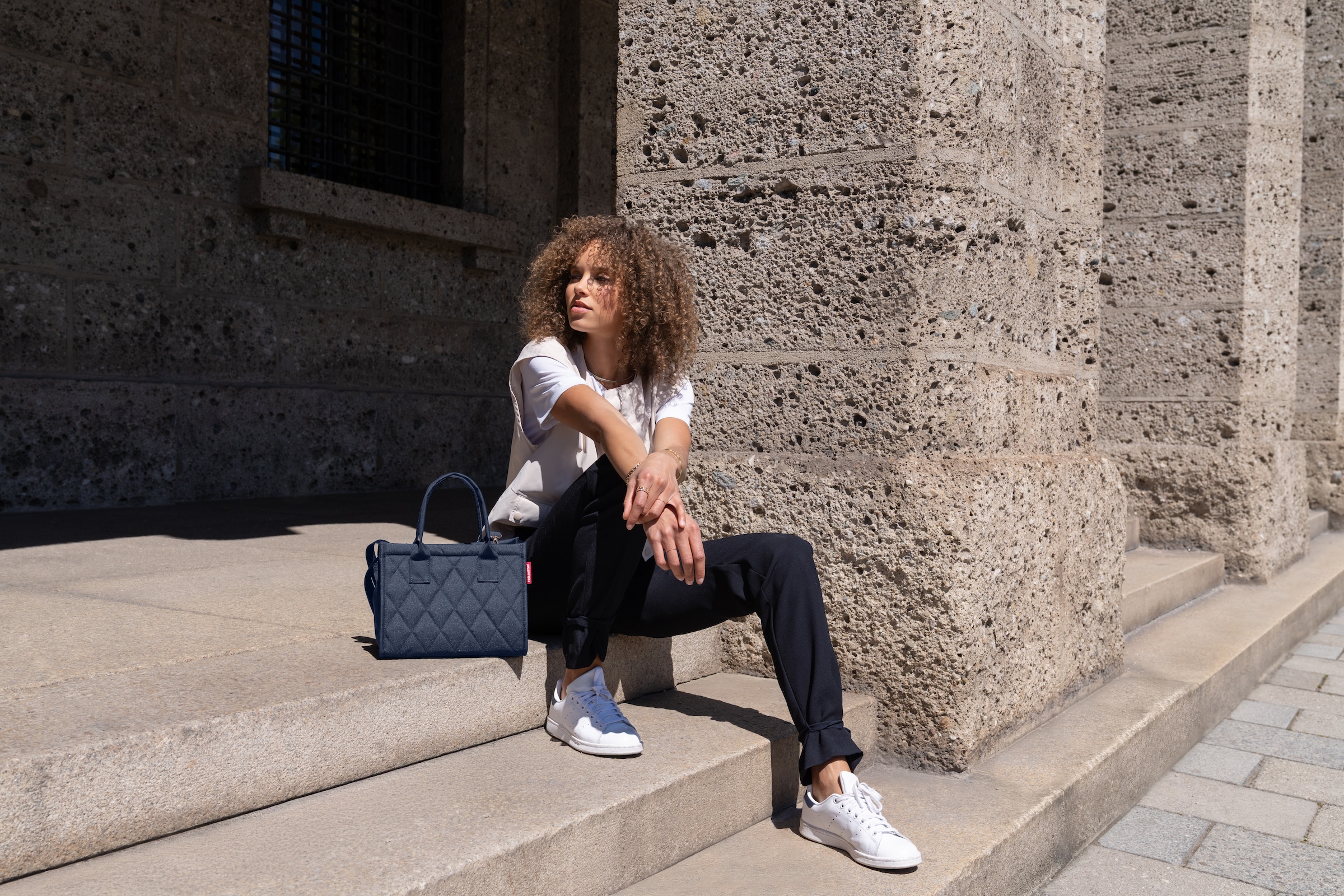 REISENTHEL® Einkaufsshopper »daily shopper XS« Metalldruckknopf-Verschluss, längenverstellbare Schulterriemen