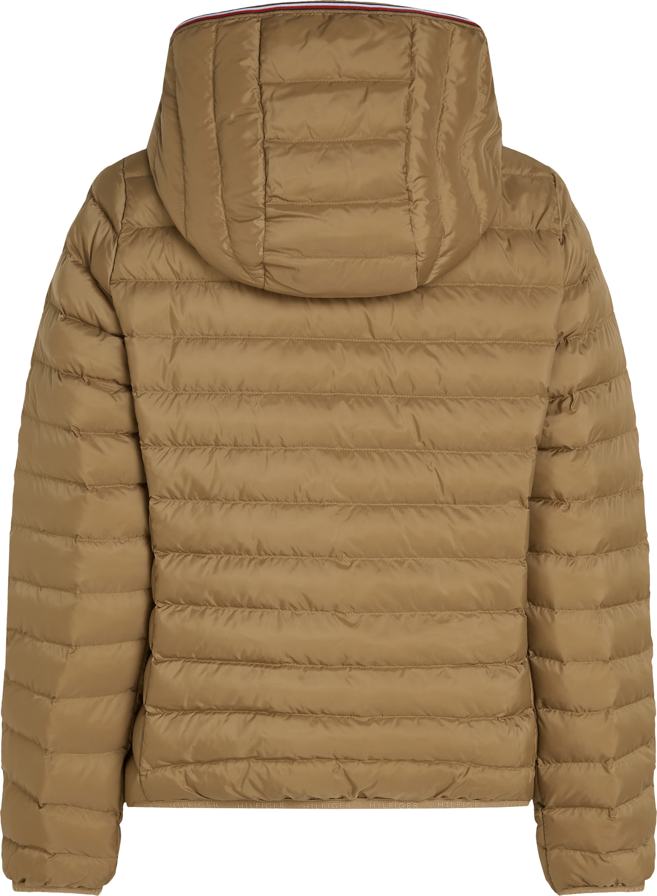 Tommy Hilfiger Steppjacke »REVERSIBLE LW PADDED JACKET«, mit Kapuze, mit reversible Tragemöglichkeit, leichte Wattierung, Logo-Patch