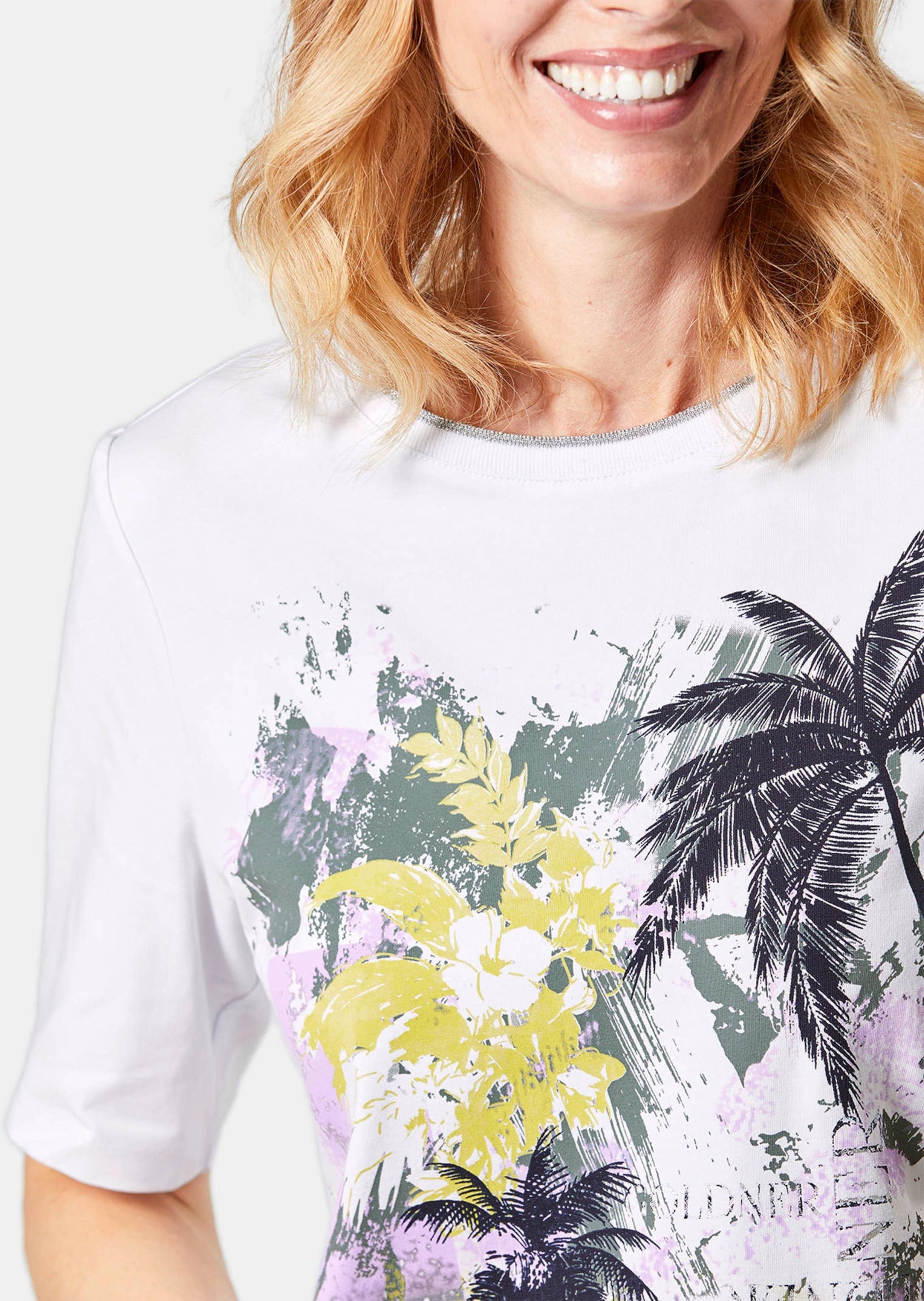 GOLDNER Print-Shirt »Druckshirt aus pflegeleichtem Baumwoll-Jersey Druckshirt aus pflegeleichtem Baumwoll-Jersey«