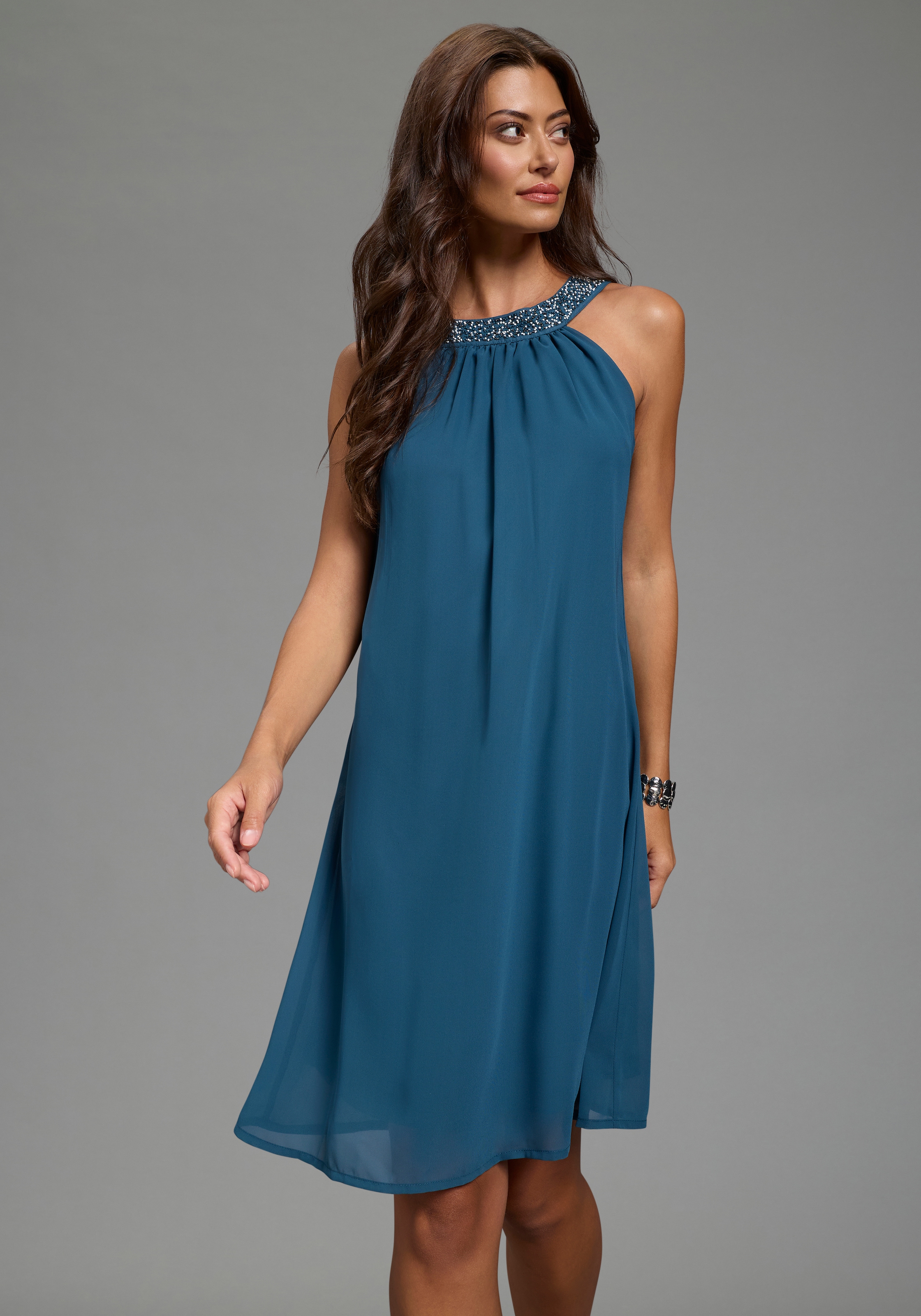 Laura Scott Abendkleid für besondere Anlässe, aus Georgette mit Jerseyfutte günstig online kaufen