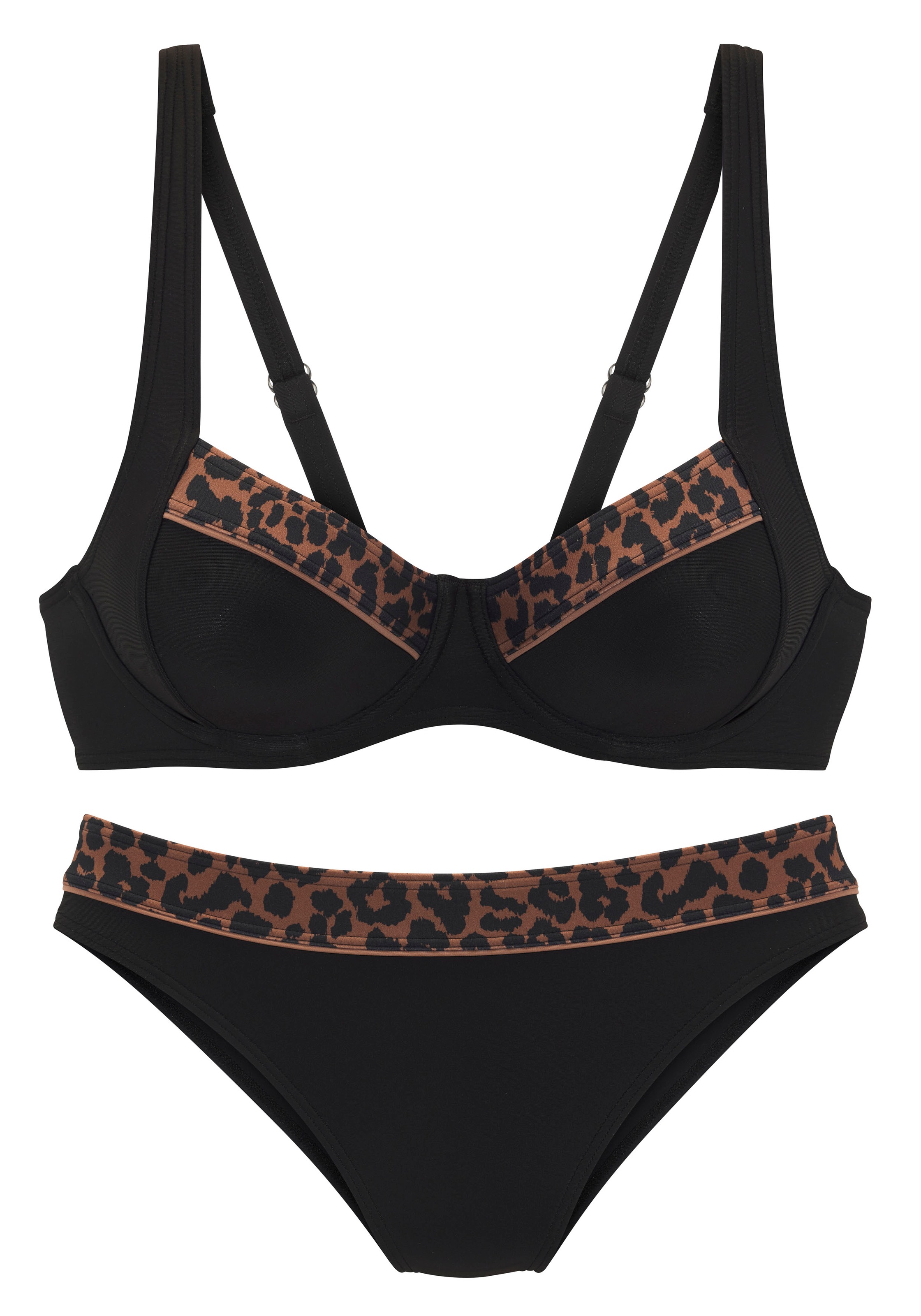 LASCANA ACTIVE Bügel-Bikini, mit Leo-Print günstig online kaufen