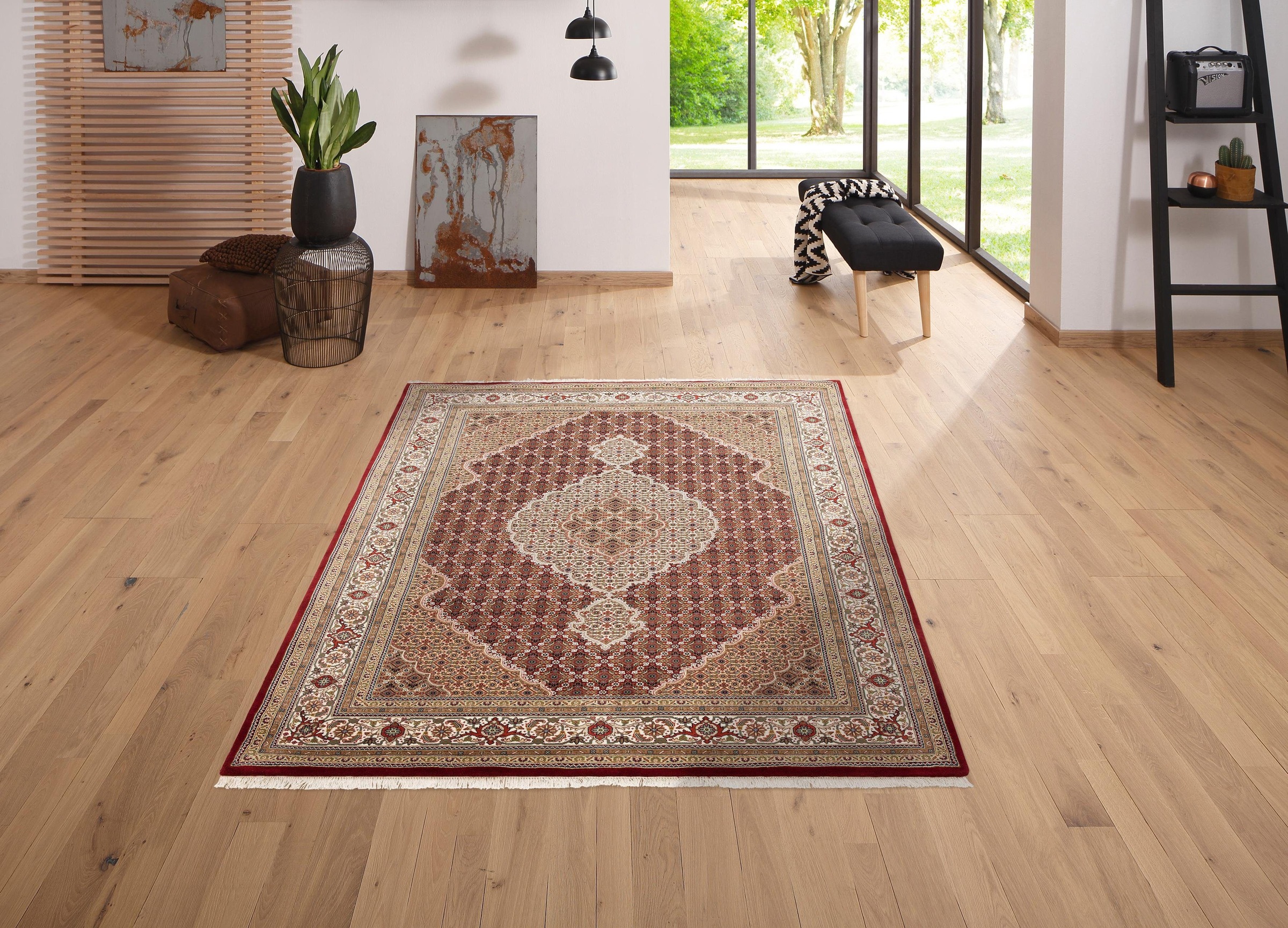 OTTO home Orientteppich "Irrfan" rechteckig 12 mm Höhe handgeknüpft, Materi günstig online kaufen