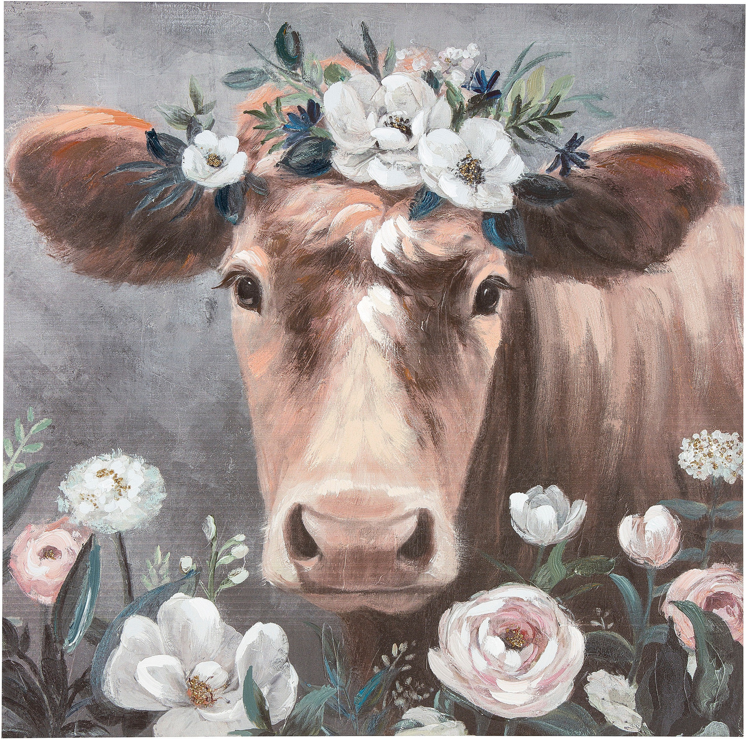 GILDE Leinwandbild "Bild Blumenkuh" 1 Stk. tlg. günstig online kaufen