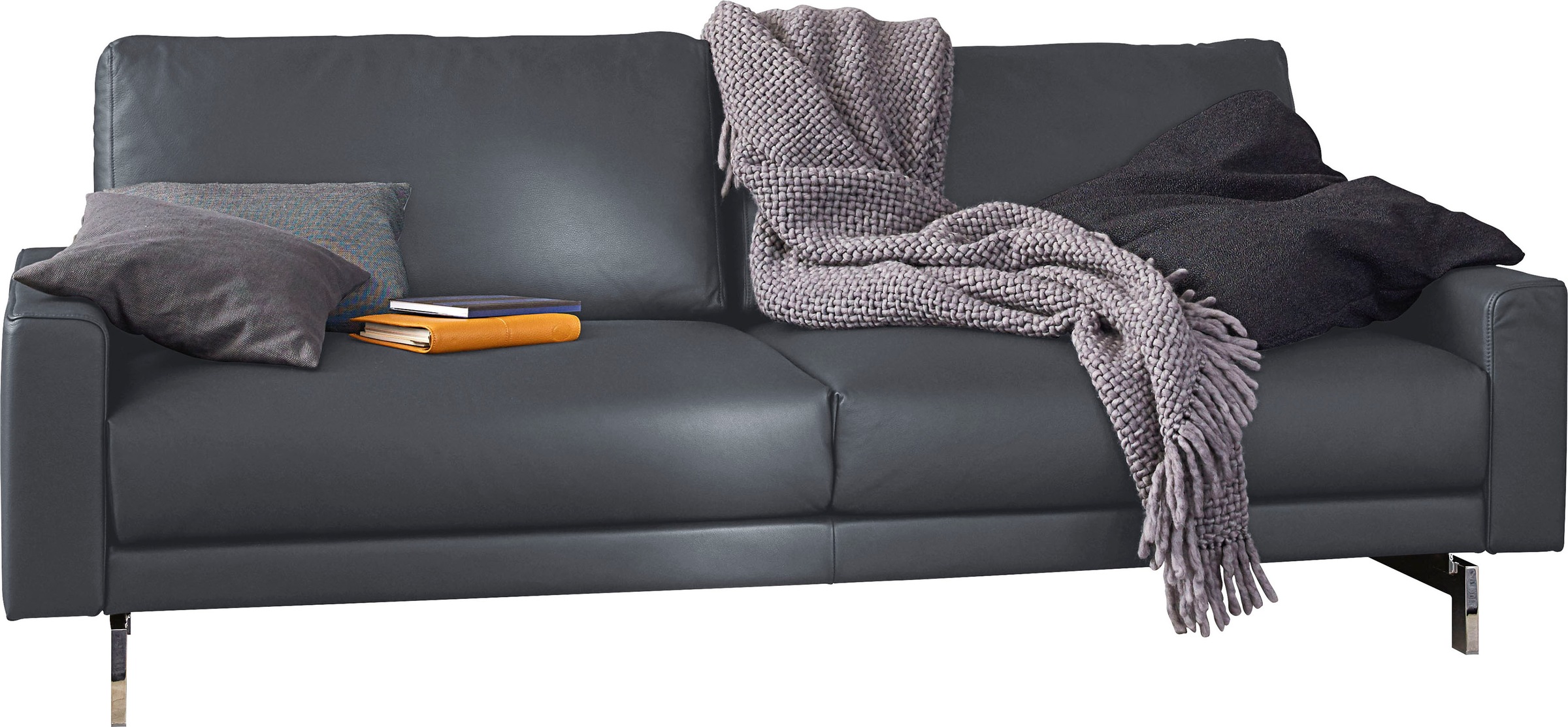 hülsta sofa 2-Sitzer »hs.450«, BAUR Armlehne | bestellen Breite cm Fuß 164 niedrig, glänzend, chromfarben
