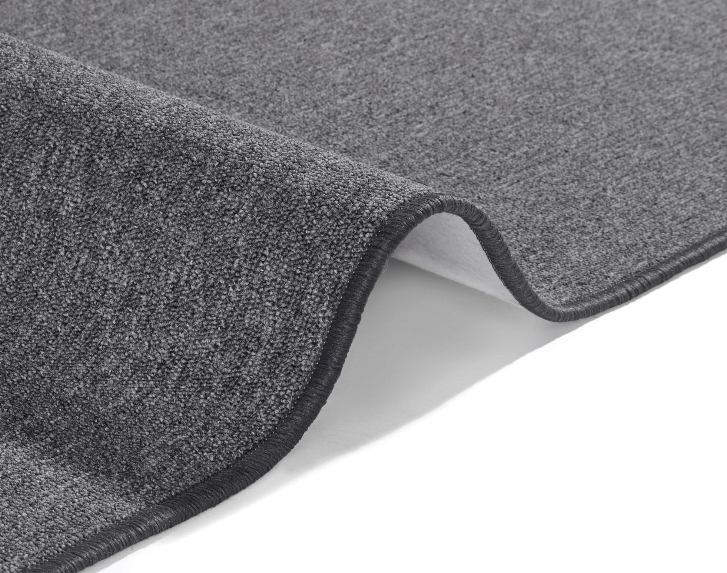 HANSE Home Teppich »Casual«, rechteckig, 4 mm Höhe, Kurzflor, Unifarben, Weich, Wohnzimmer, Schlafzimmer, Esszimmer, Flur