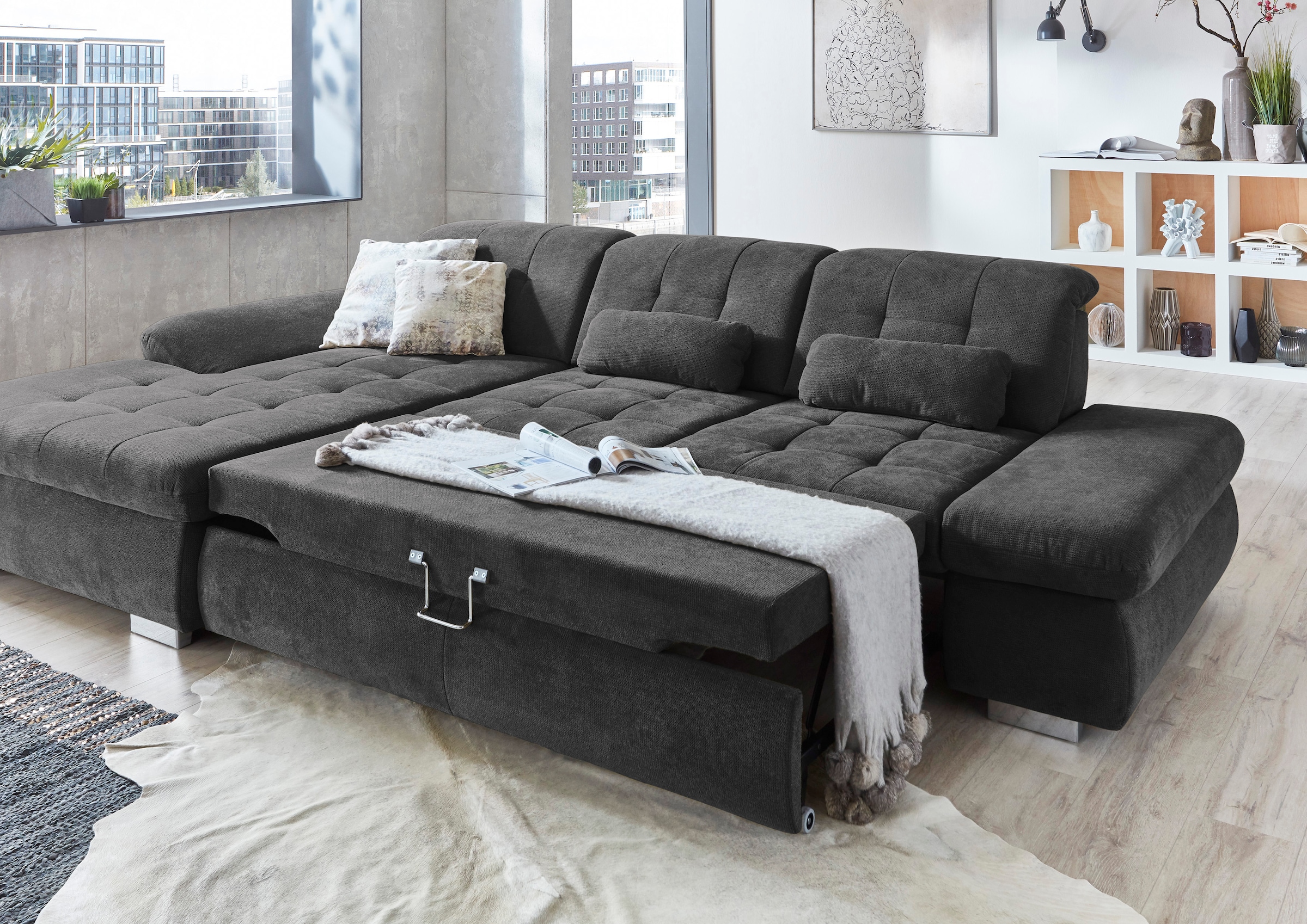 Die PlanBar Ecksofa »MP-IN17004 L-Form«, wahlweise mit Funktion, Federkern