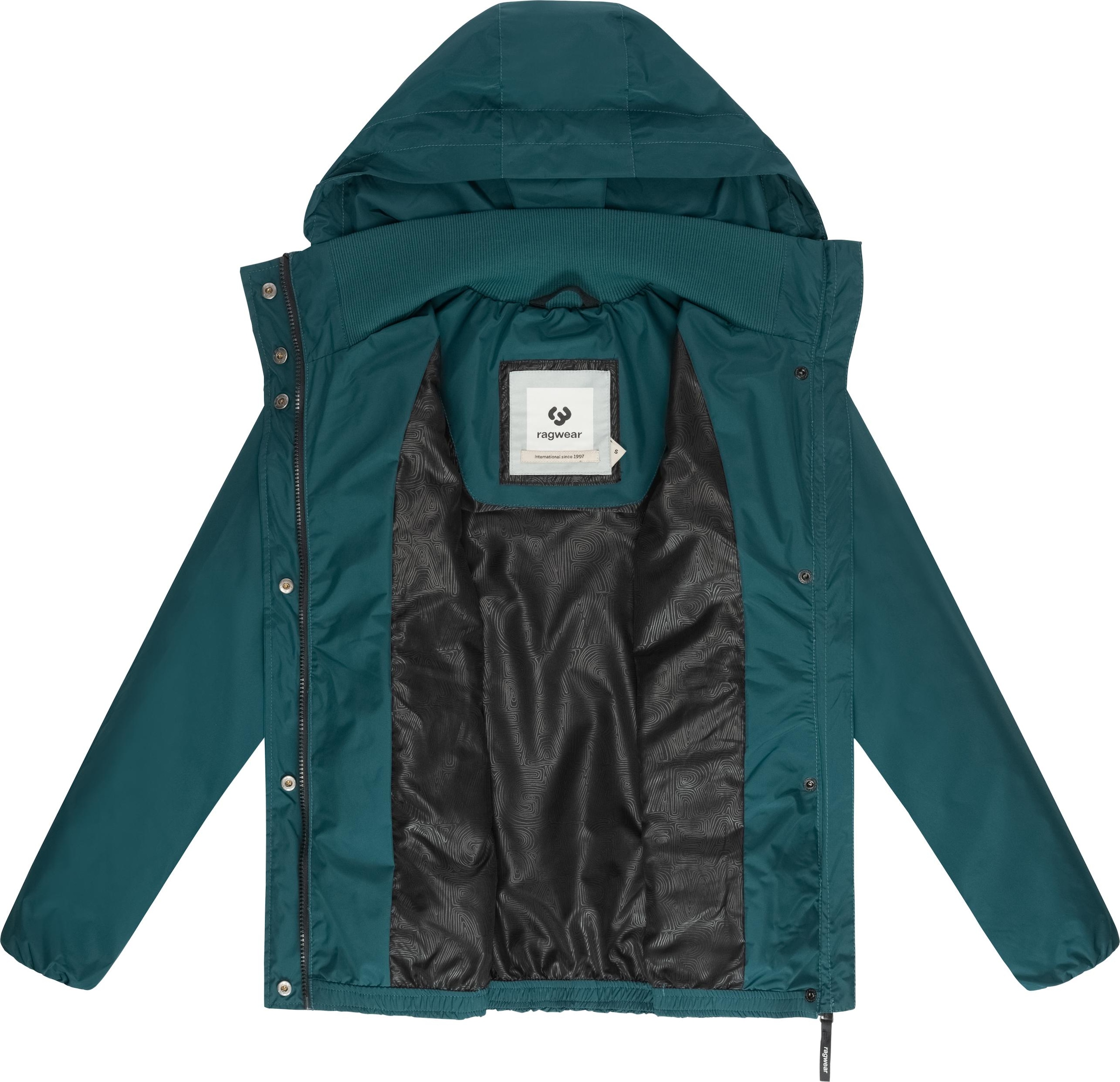 Ragwear Outdoorjacke »Sunniva Light«, mit Kapuze, Wasserdichte und atmungsaktive Damen Übergangsjacke