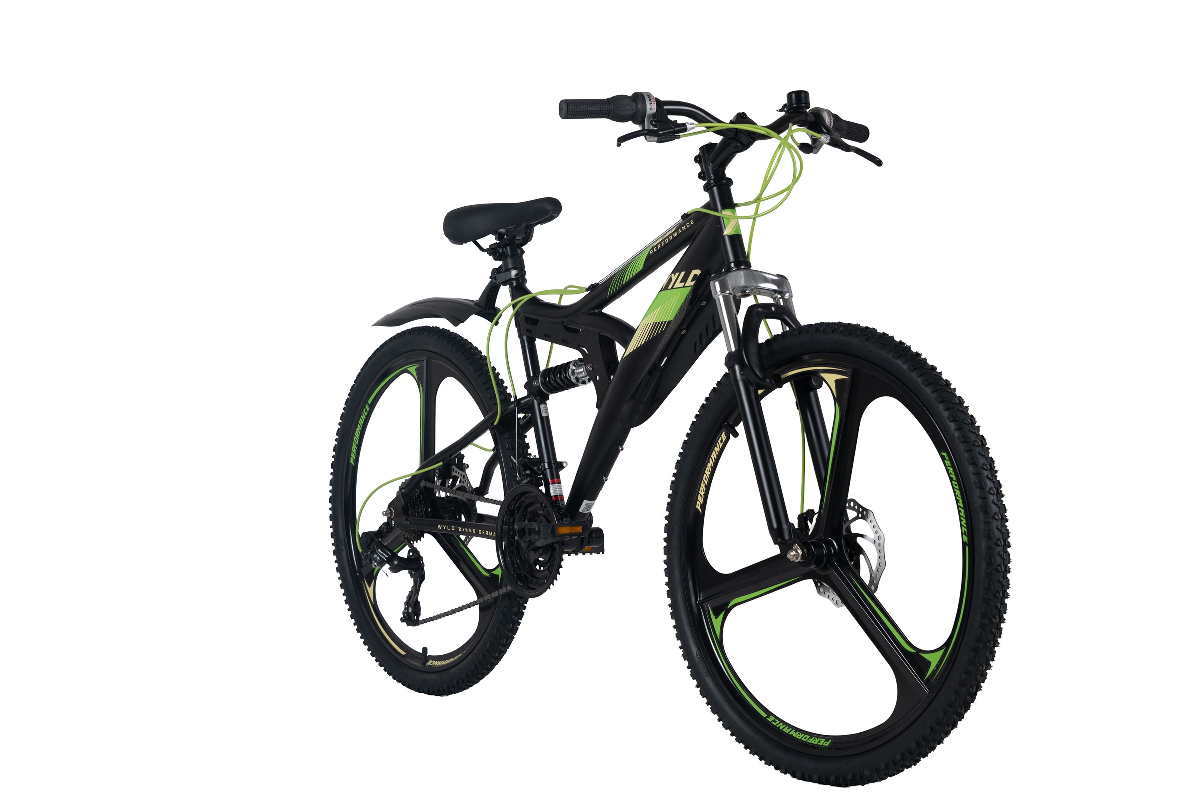 WYLD Mountainbike 21 Gang Shimano Tourney Schaltwerk Kettenschaltung