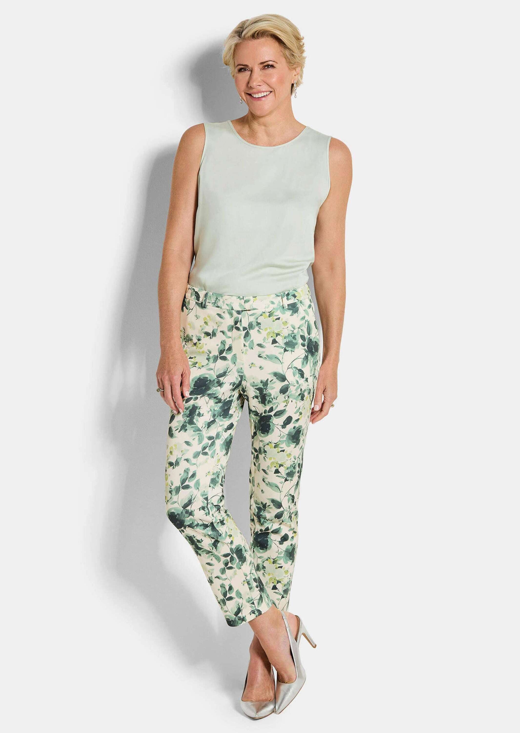 GOLDNER Stoffhose "Schmale Hose LOUISA aus Scuba-Jersey" günstig online kaufen