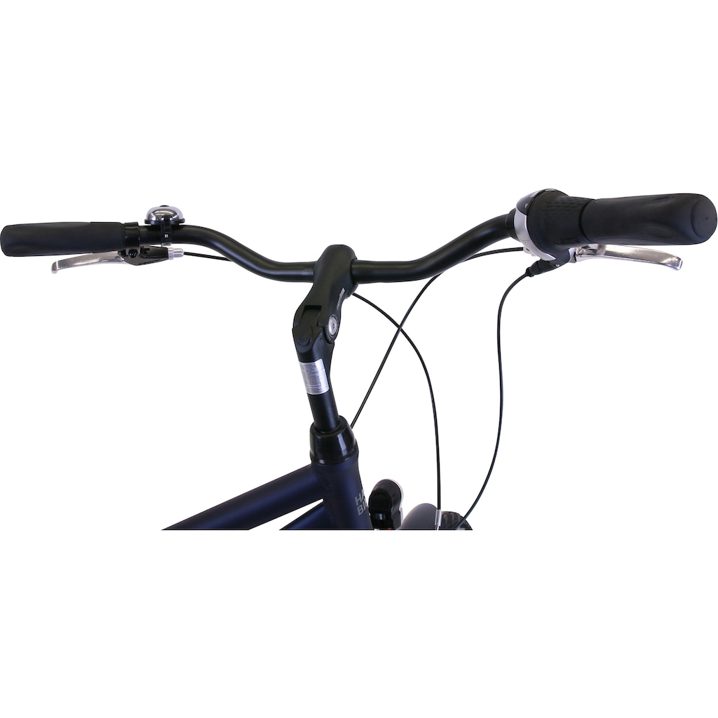 HAWK Bikes Cityrad »HAWK Citytrek Lady Deluxe Plus Ocean Blue«, 7 Gang, Shimano, Nexus Schaltwerk