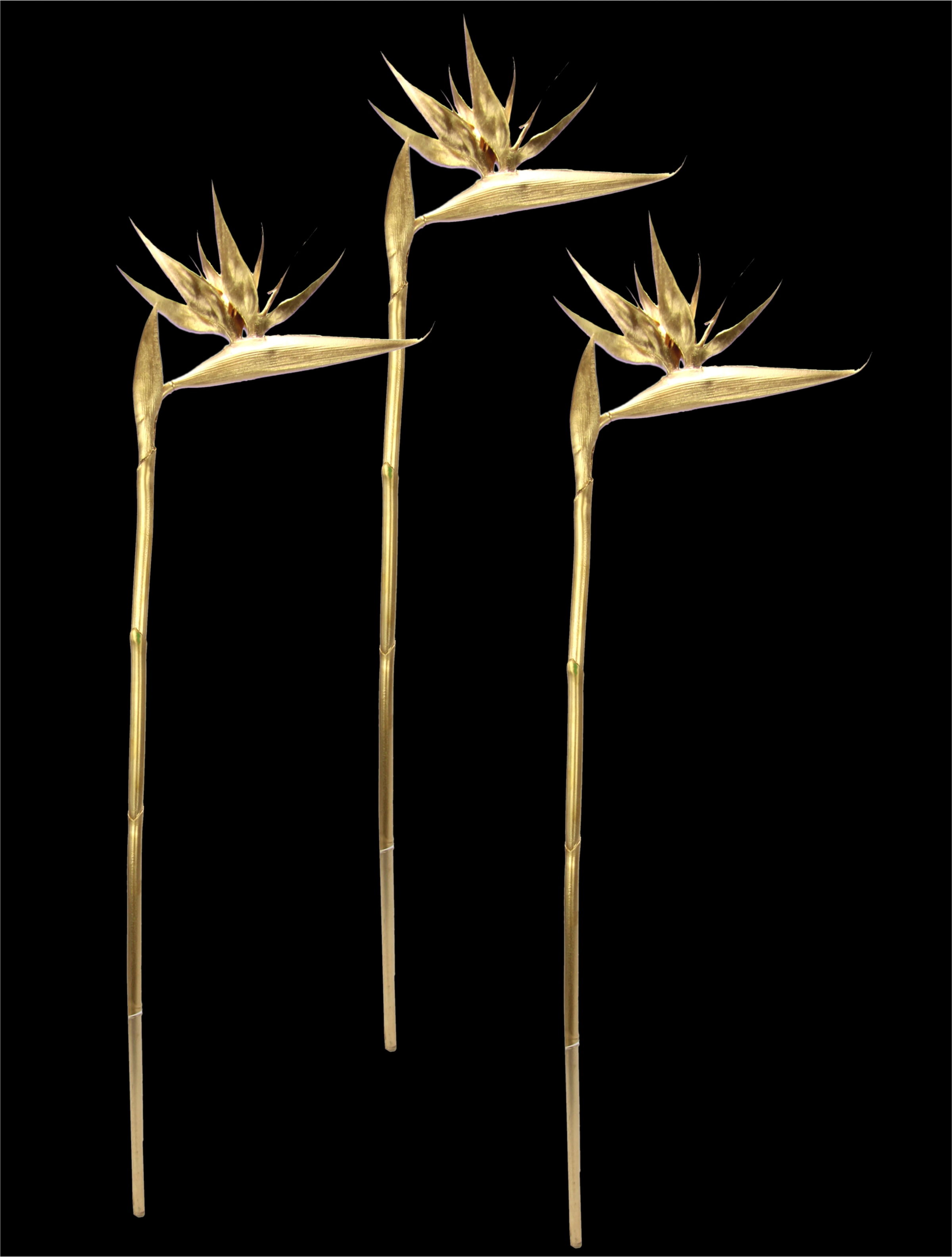 I.GE.A. Kunstblume »Strelitzie«, Exotischer Dekozweig,Tropische Blume, 3er Set
