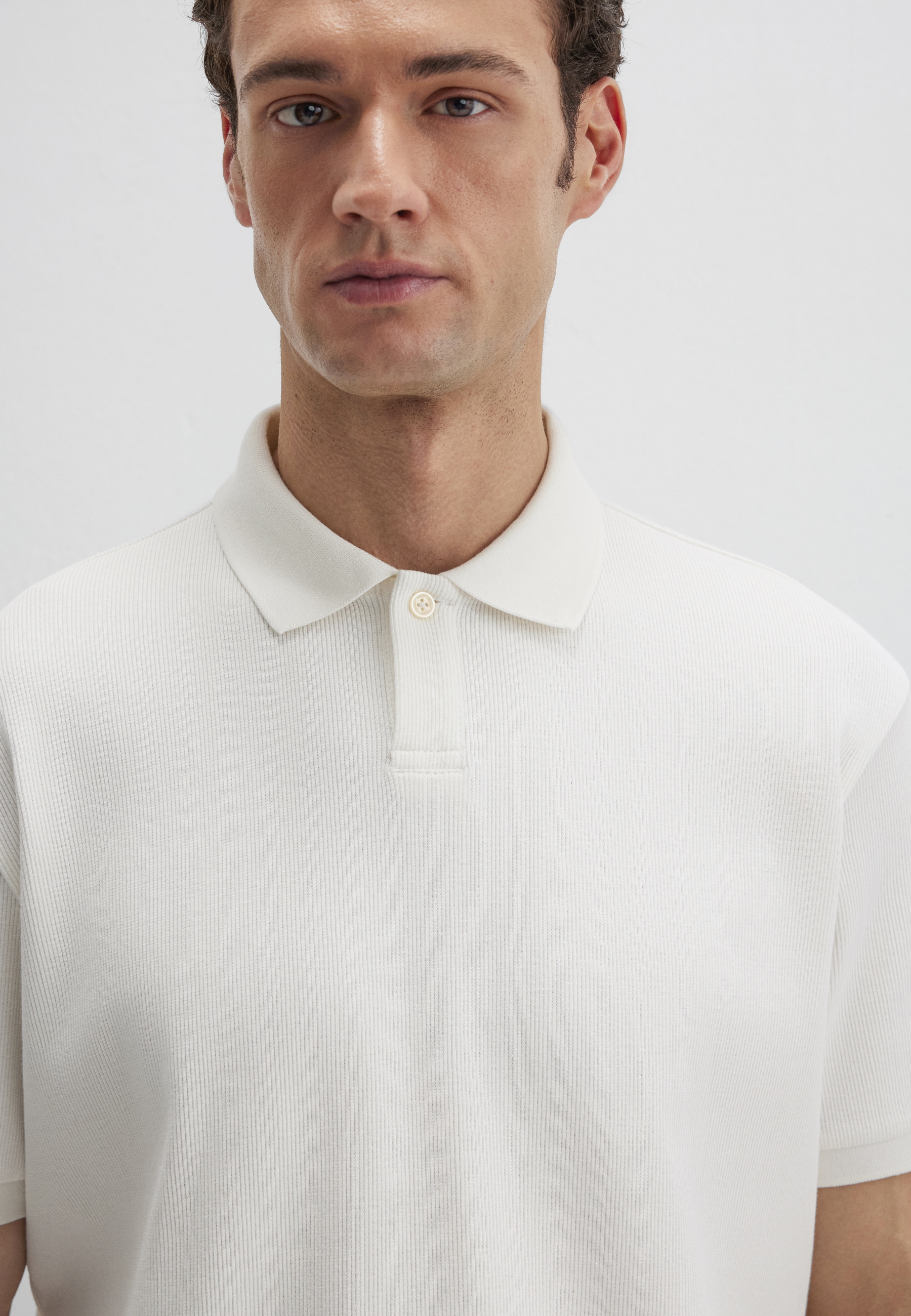 Mavi Poloshirt »POLO NECK TEE« Premium Poloshirt