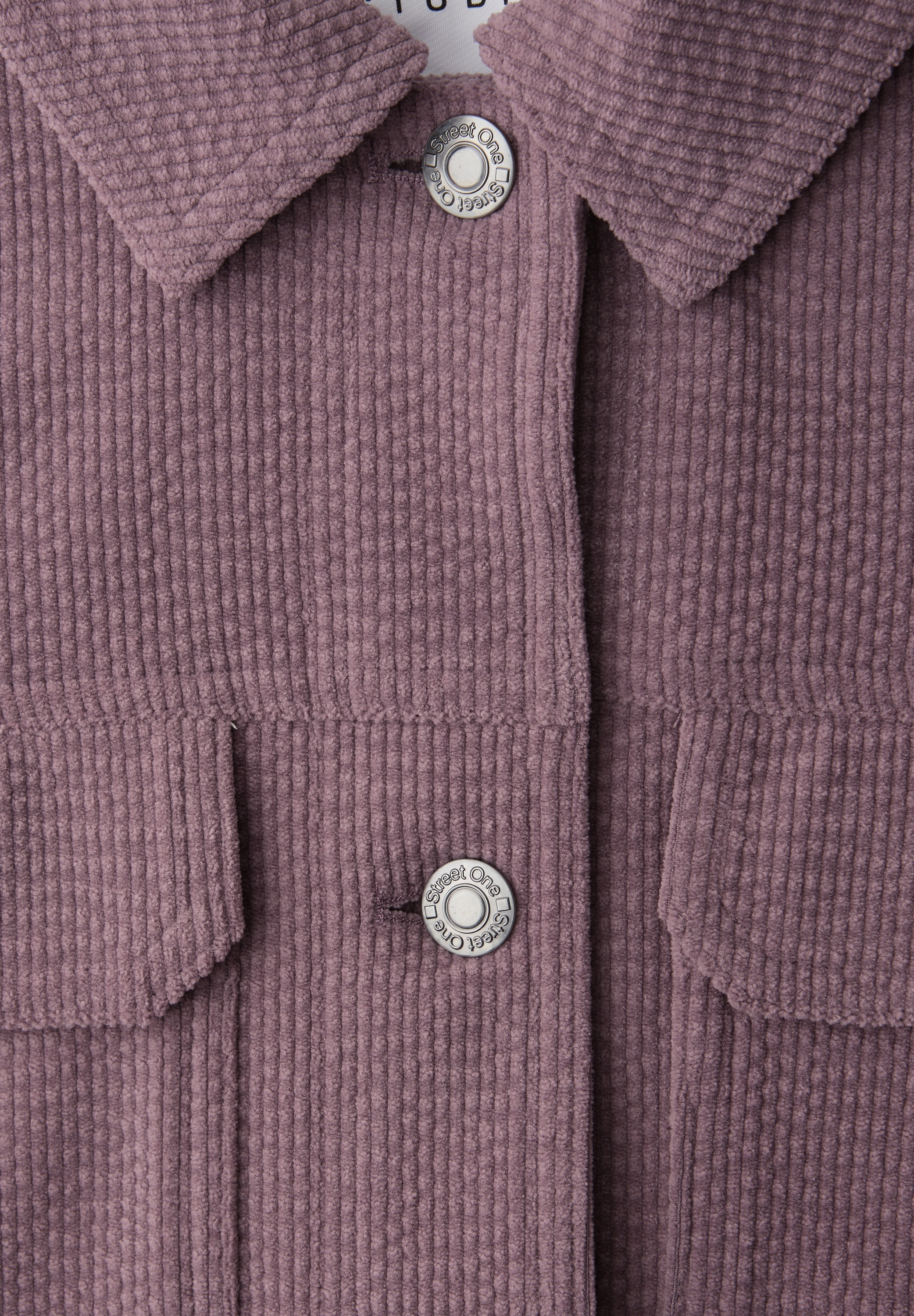 STREET ONE STUDIO Kurzjacke ohne Kapuze in Cord-Optik