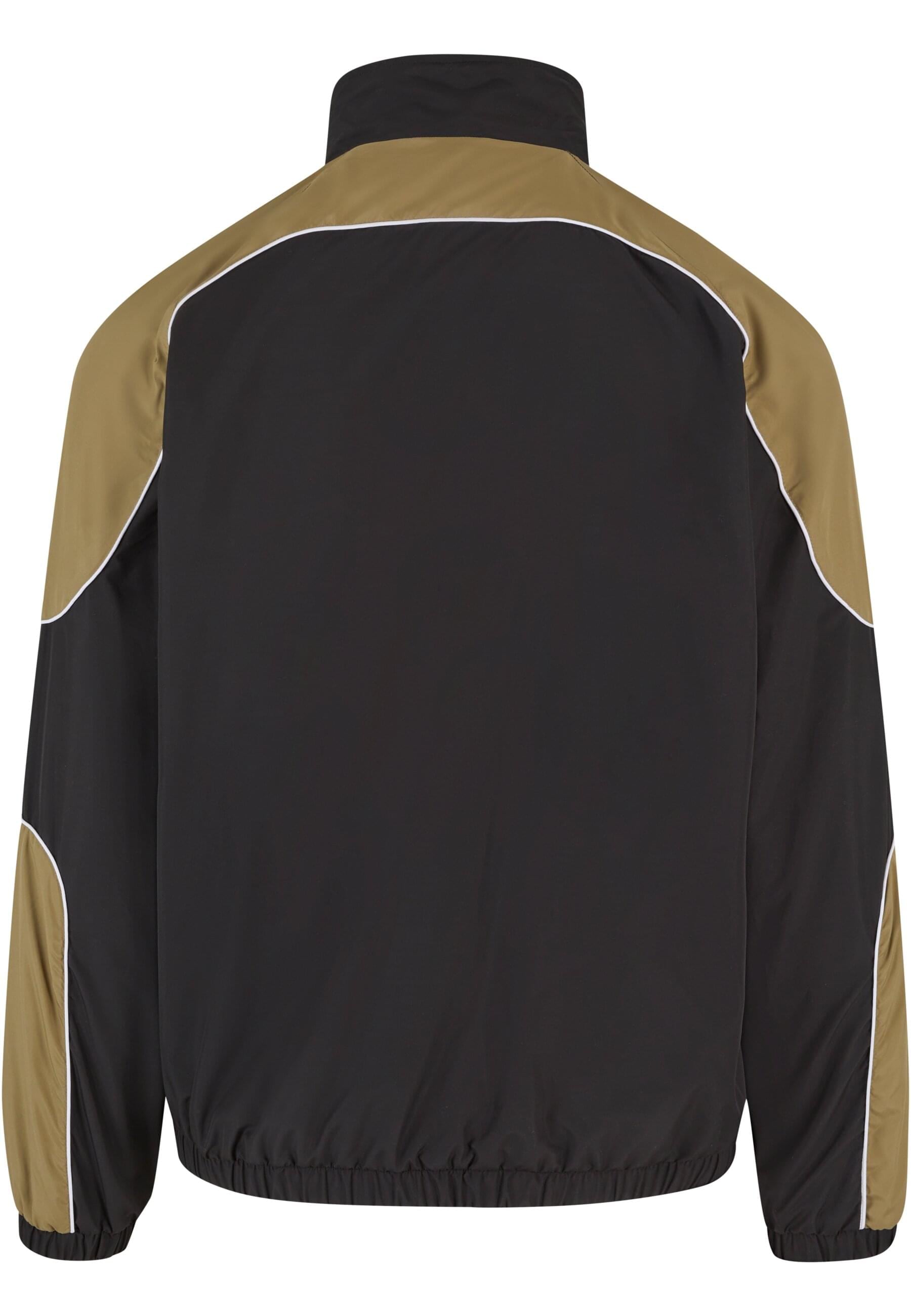 URBAN CLASSICS Trainingsjacke »Urban Classics Herren Piped Track Jacket« 1 Stk. tlg. ohne Kapuze