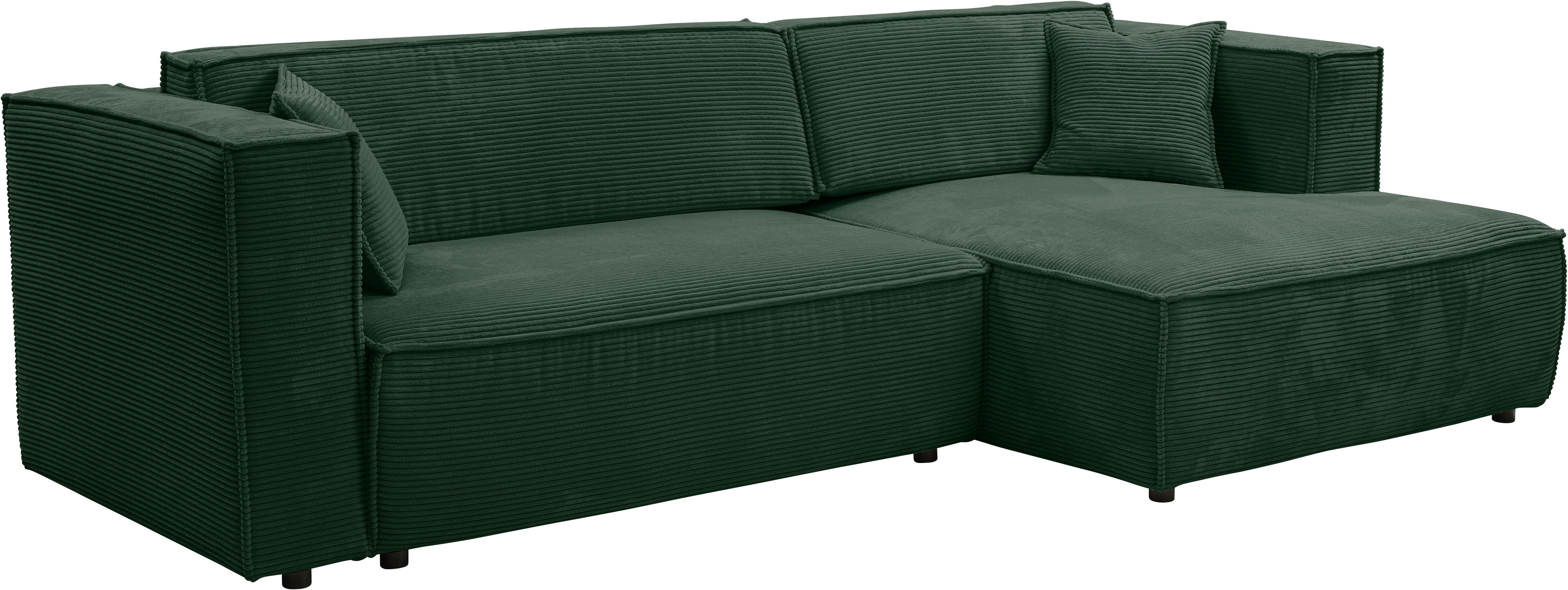 Thumbnail - WERK2 Ecksofa "Atlanta, moderne Designsprache, Stellmaße 280x147cm, L-Form, Kedernaht", hoher Komfort, Schlaffunktion & ...
