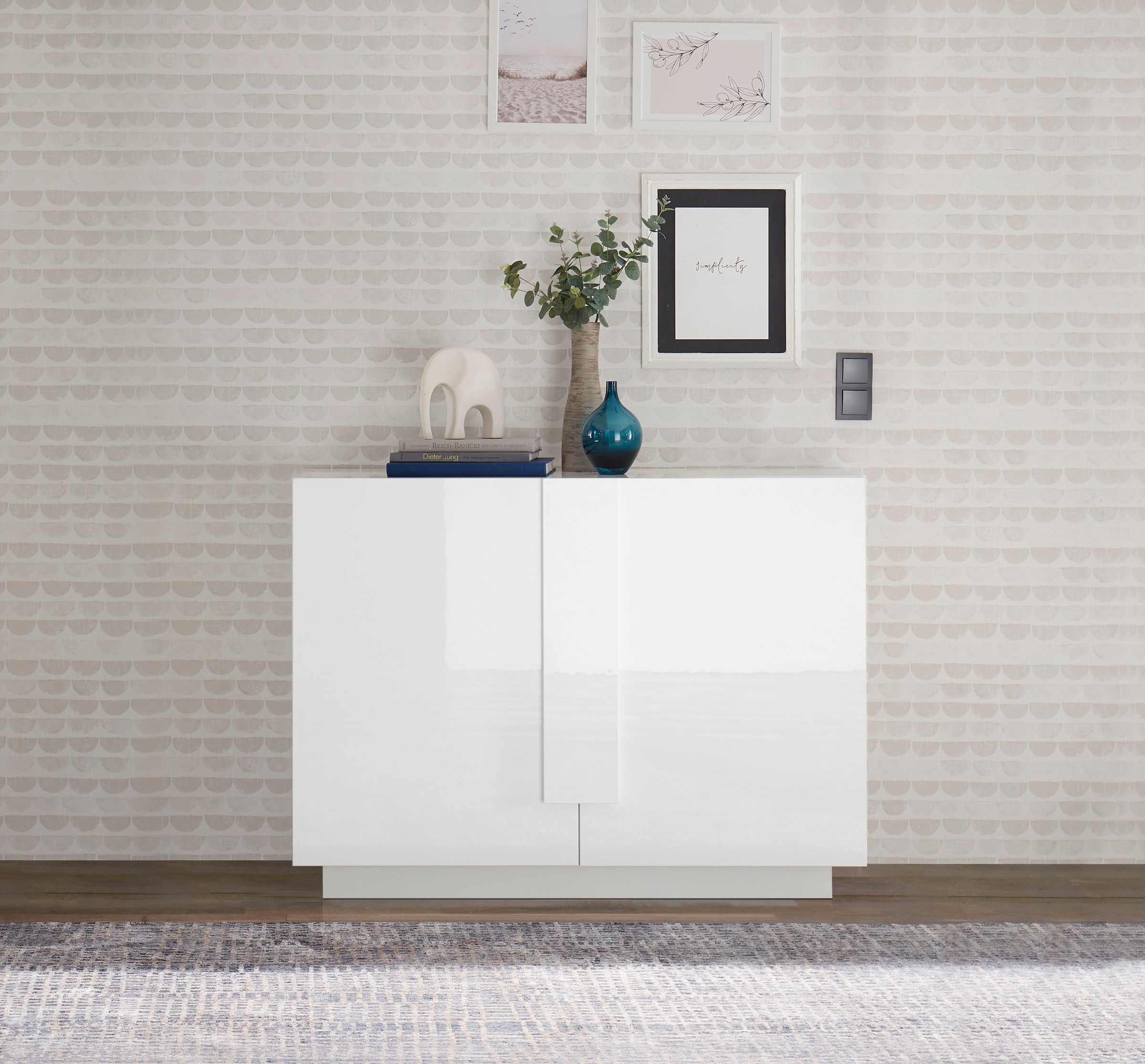 INOSIGN Sideboard »Jupiter«, Breite 121 cm mit 2 Türen