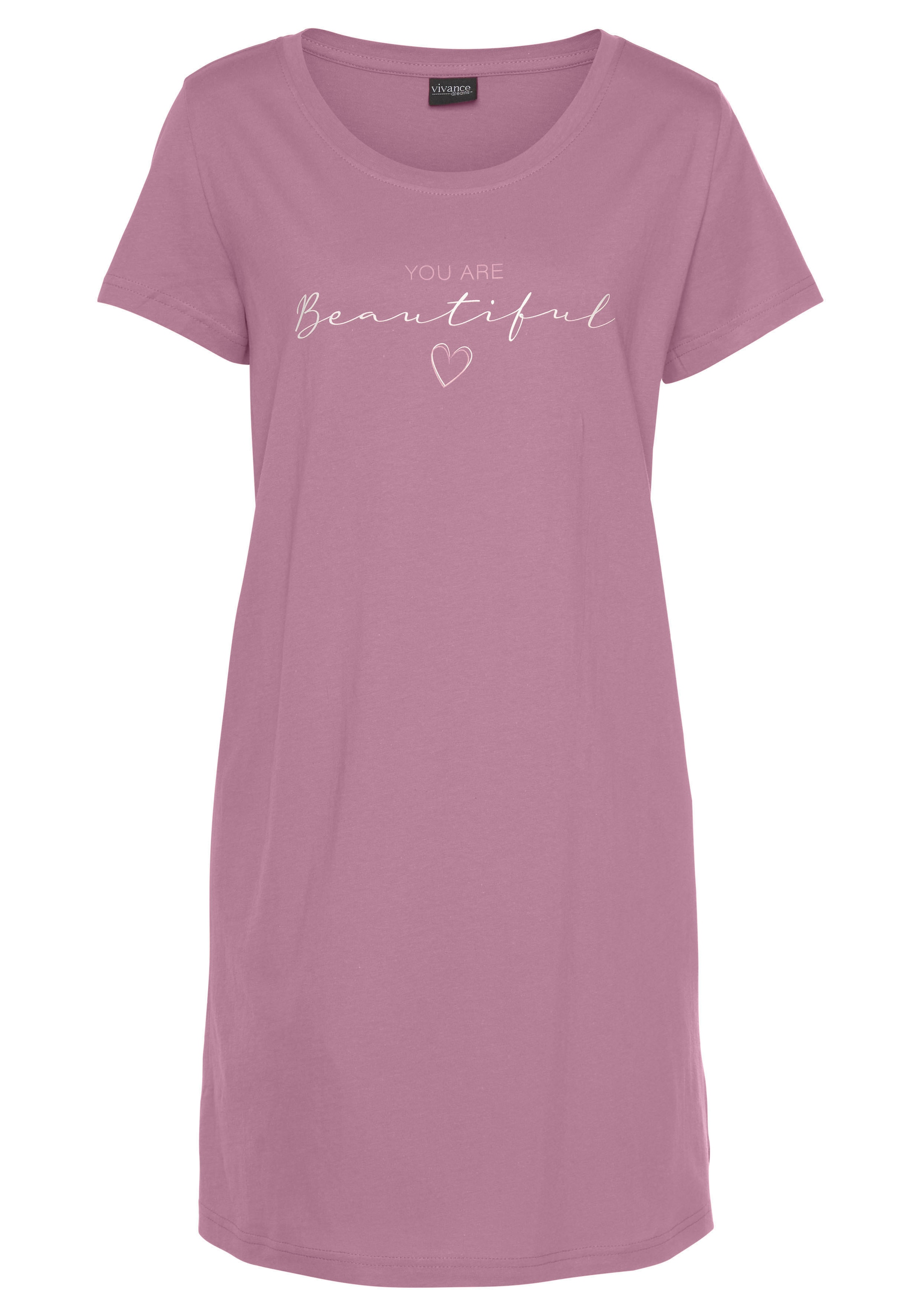 Vivance Dreams Bigshirt, mit Frontdruck