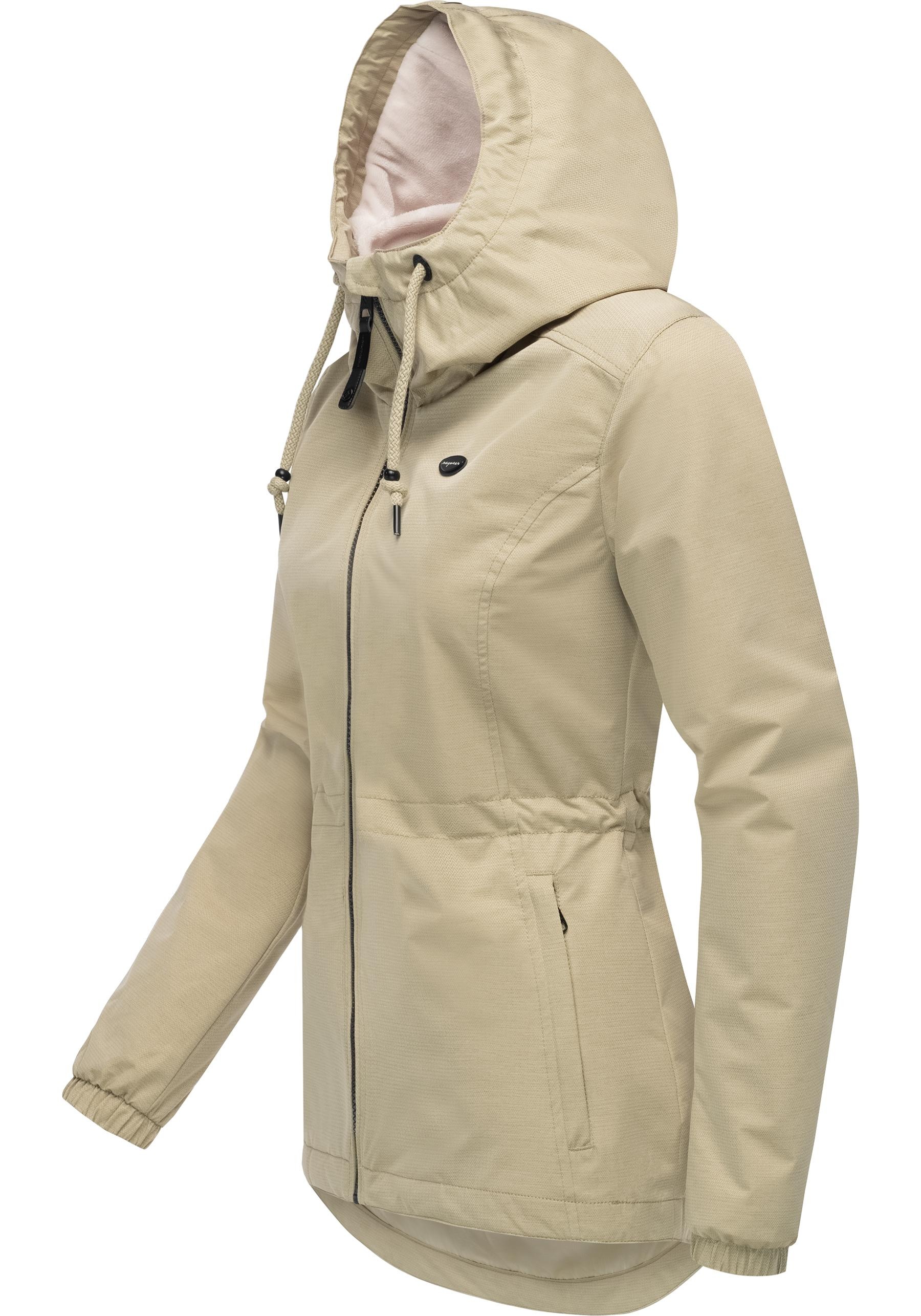 Ragwear Outdoorjacke »Dankka Tech« mit Kapuze Stylische Damen Übergangsjacke aus wasserdichtem Material