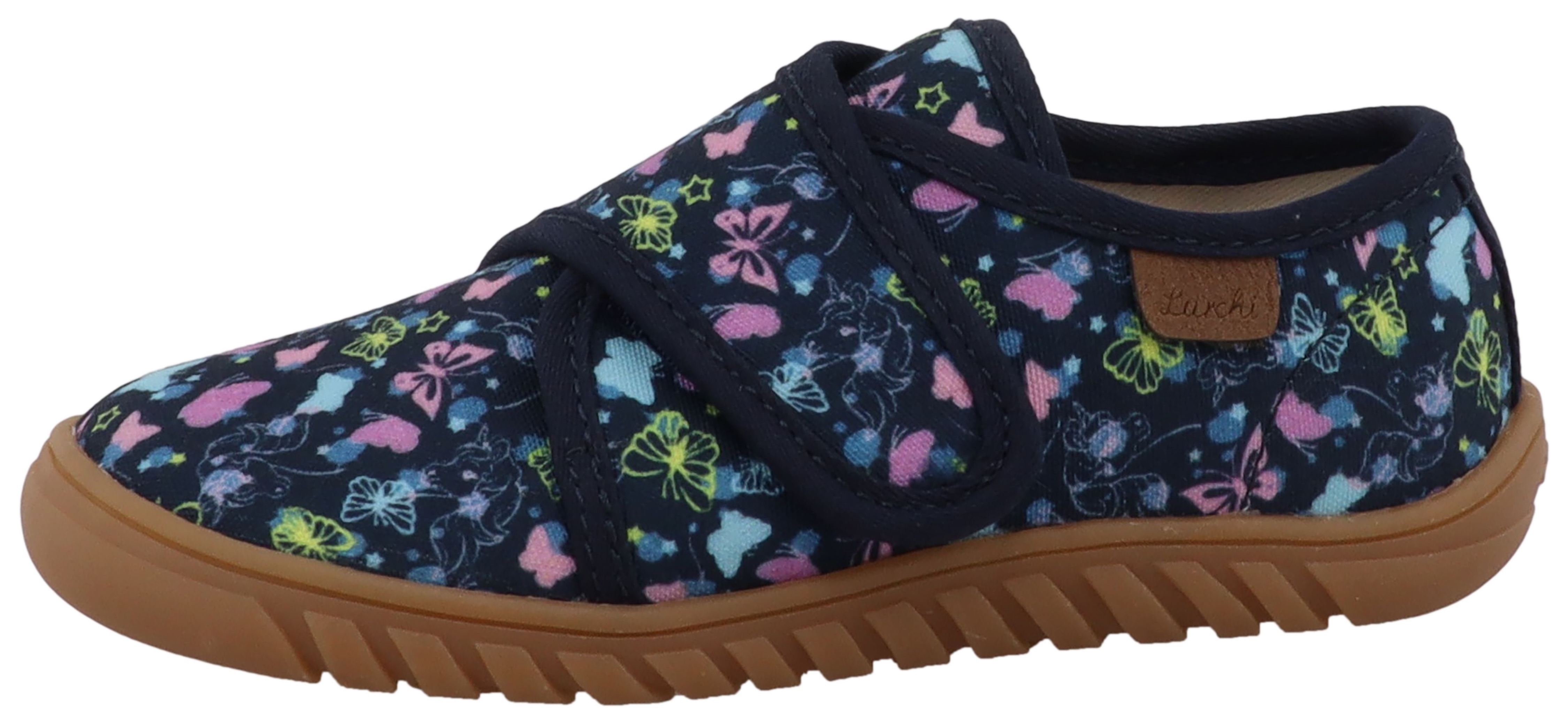 Lurchi Barfußschuh "Bibu 2 Barefoot" Klettschuh, Kinderschuh mit süßem Motiv, Größenschablone zum Download