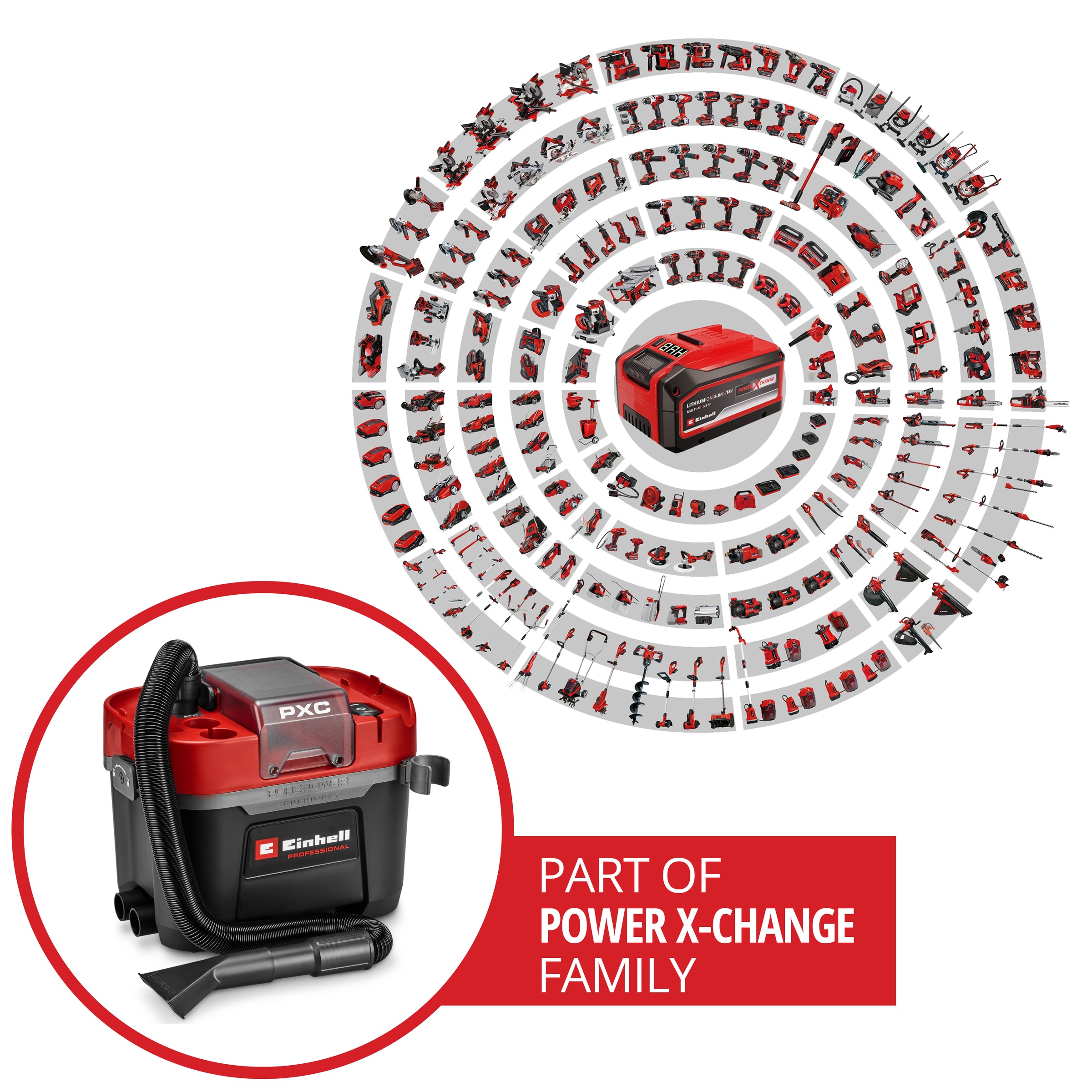 Einhell Nass-Trocken-Akkusauger »TP-VC 18/10 Li BL L-Solo« ohne Akku und Ladegerät