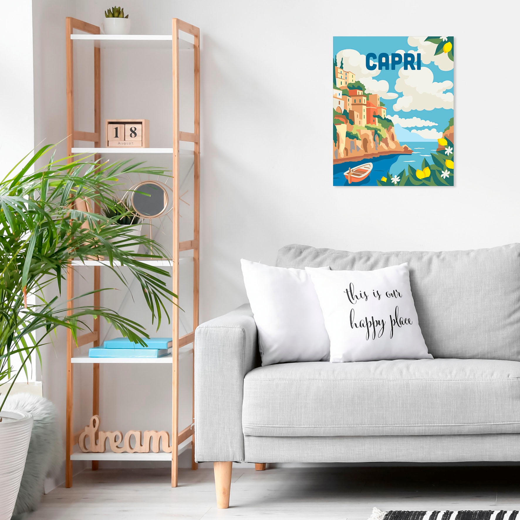 Ravensburger Malen nach Zahlen »CreArt, Adults Trend, Capri«, für Erwachsene; Made in Europe